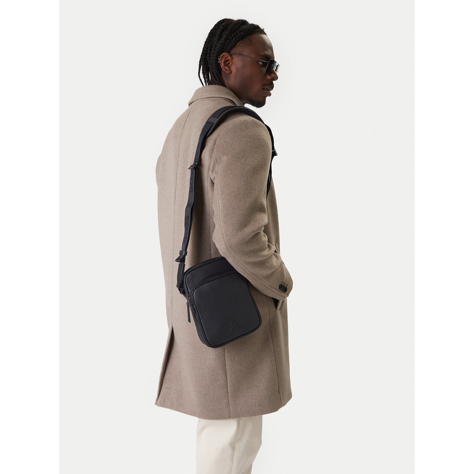 Geantă crossover BOSS 50558857 Negru