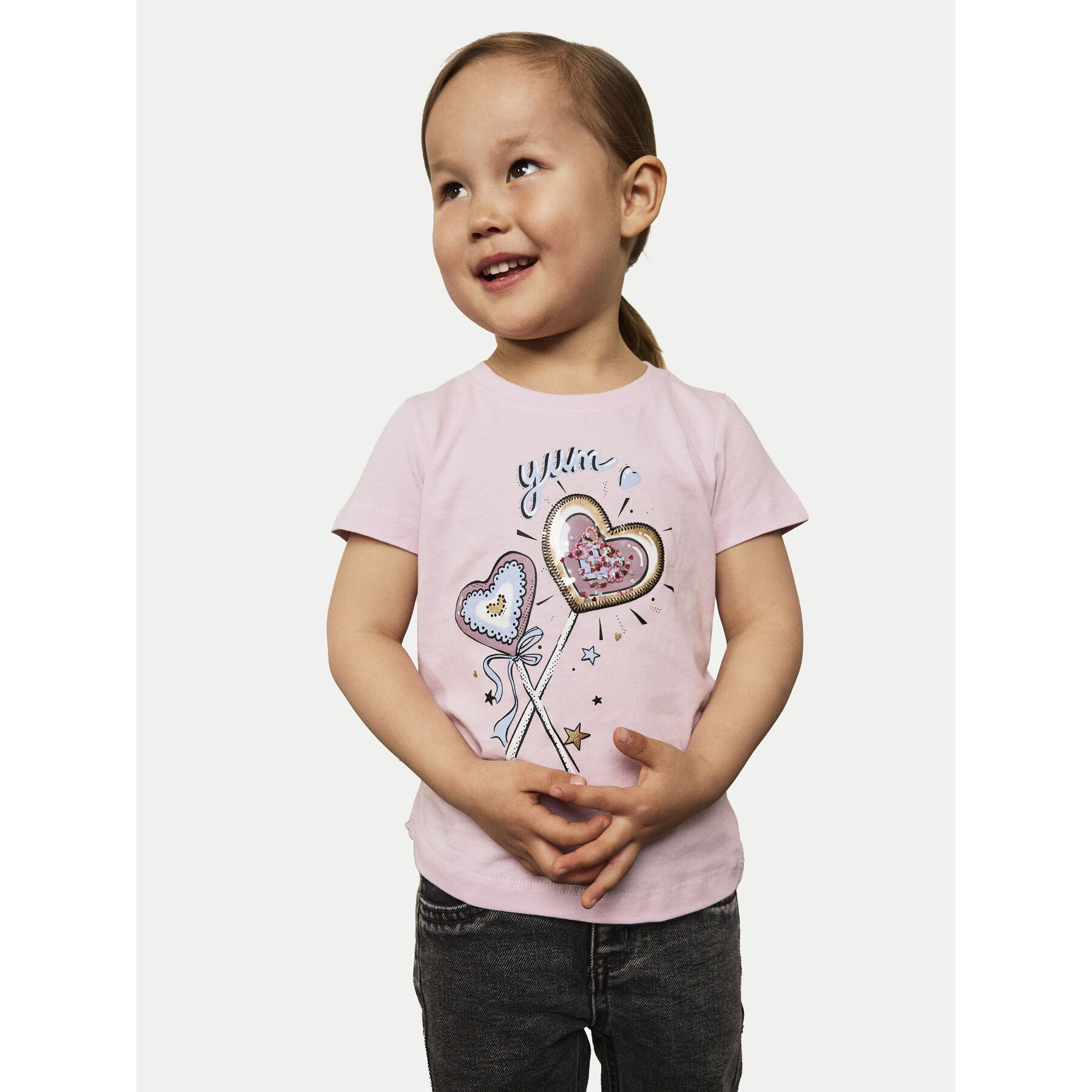 NAME IT NAME IT T-Shirt Bethany 13237842 Ροζ Regular Fit