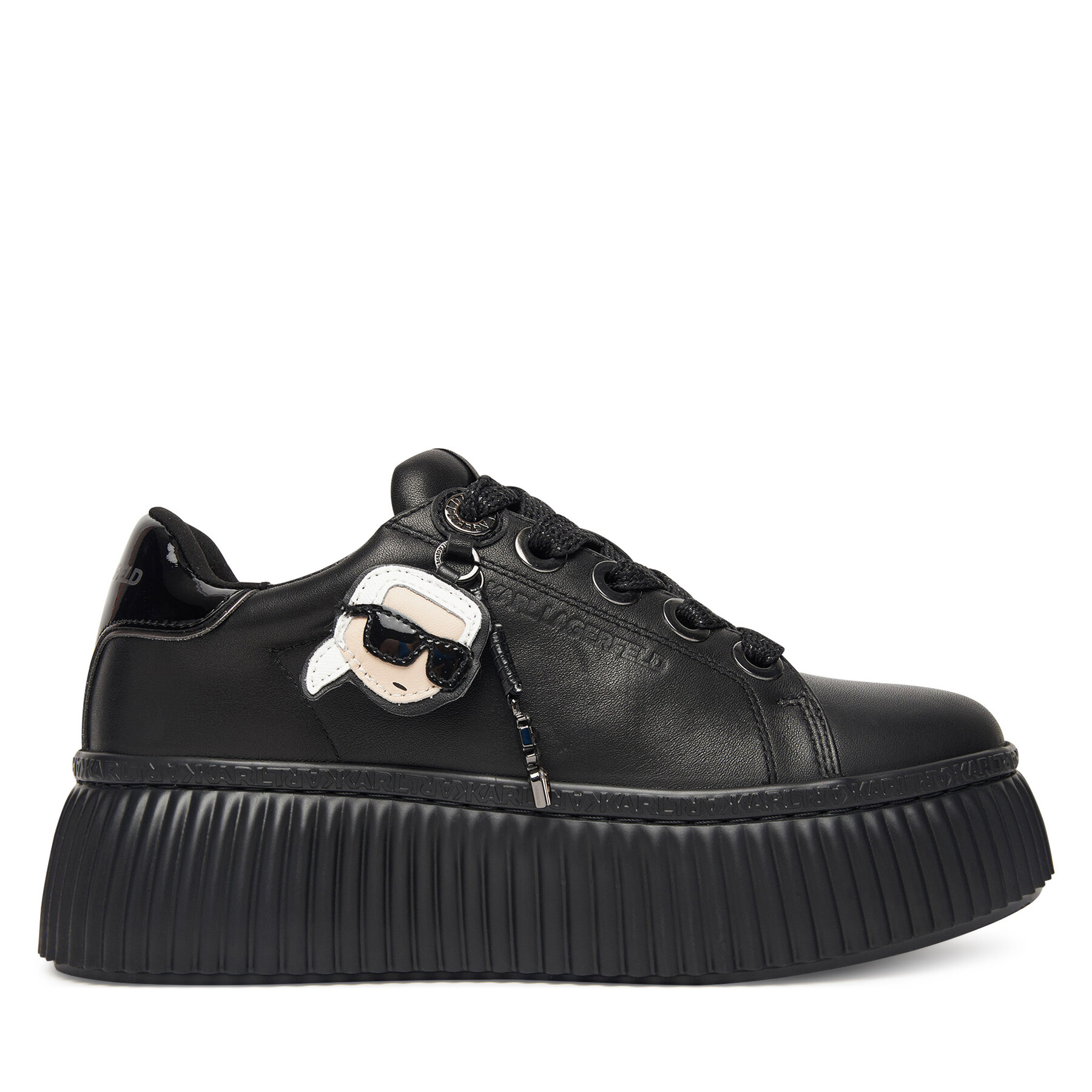 Sneakersy KARL LAGERFELD KL42376T Čierna