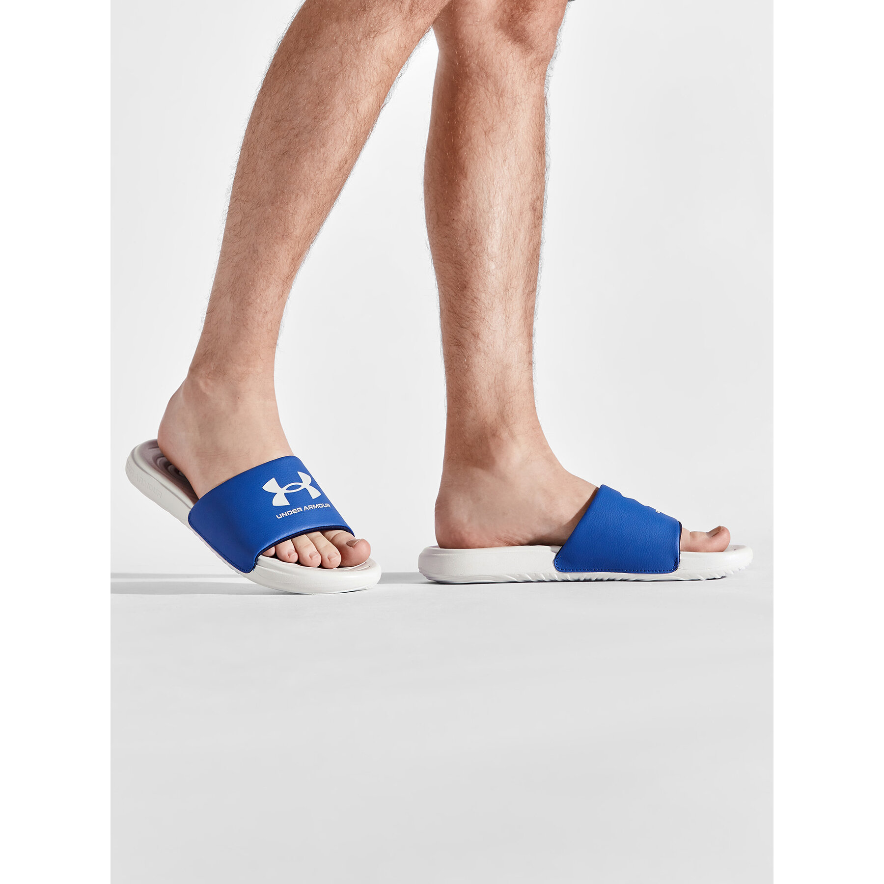 Şlapi Under Armour Ua M Ansa Fix Sl 3023761-105 Albastru