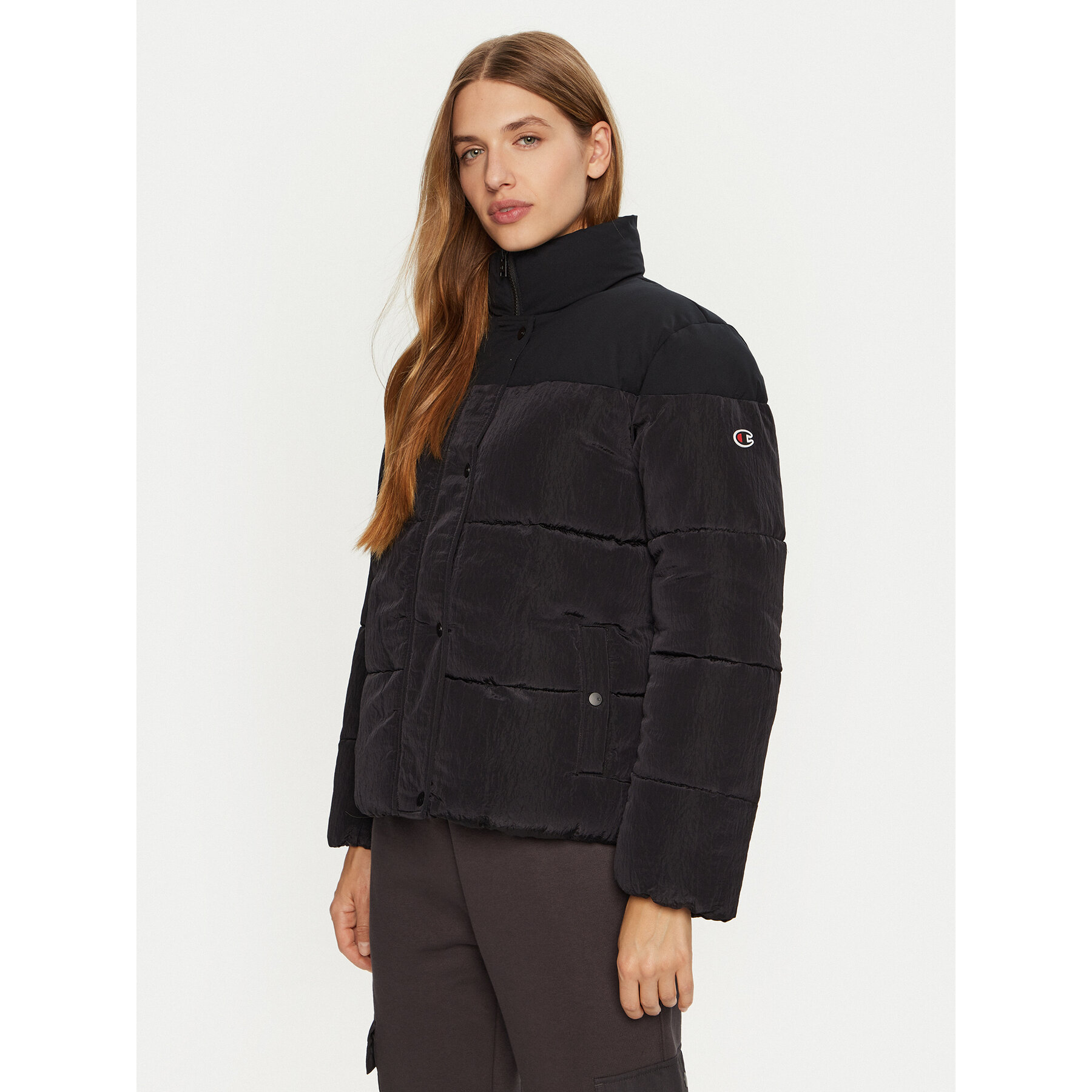 Champion Daunenjacke 117574 Schwarz Custom Fit