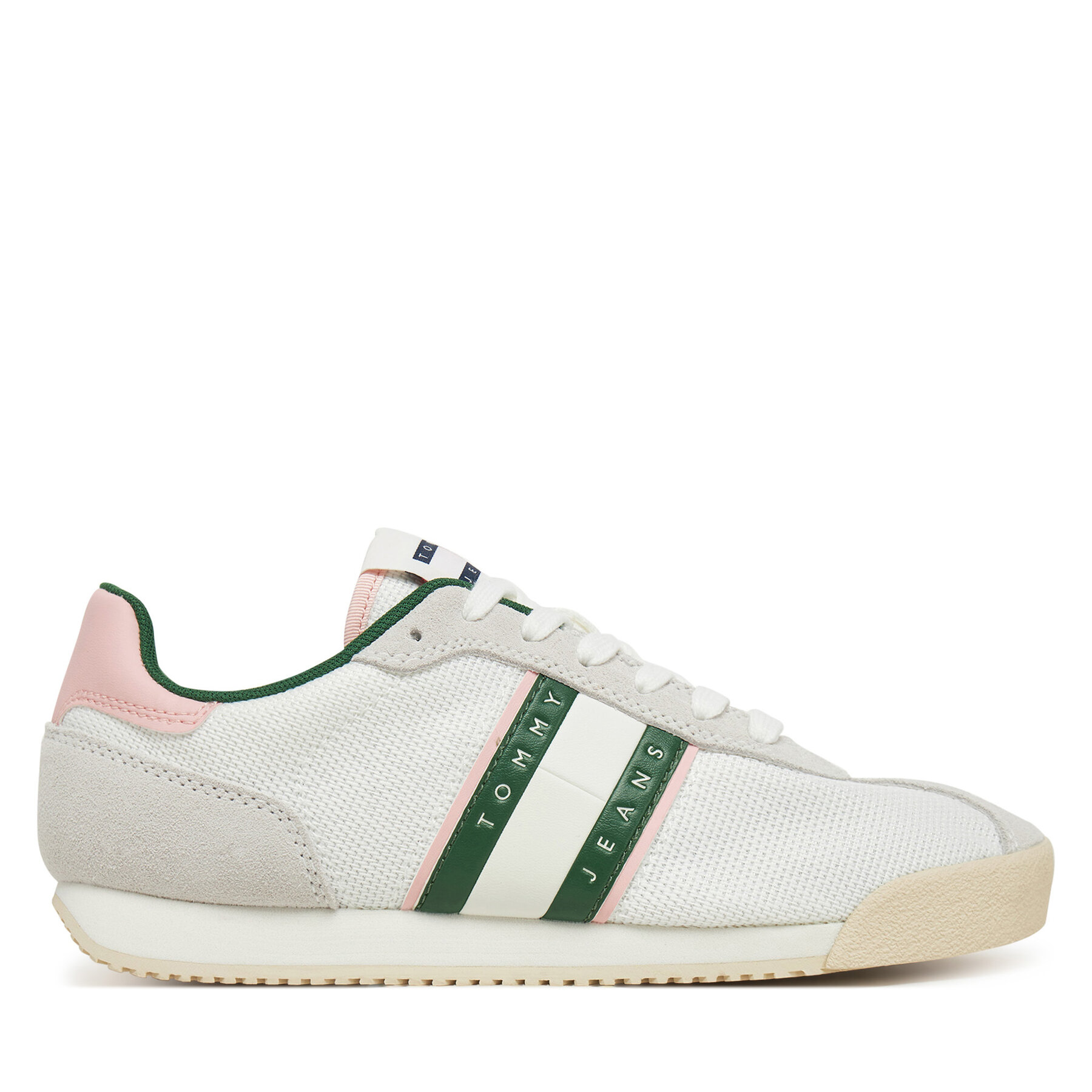Sneakersy Tommy Jeans Tjw Low Profile Runner EN0EN02742 Biela