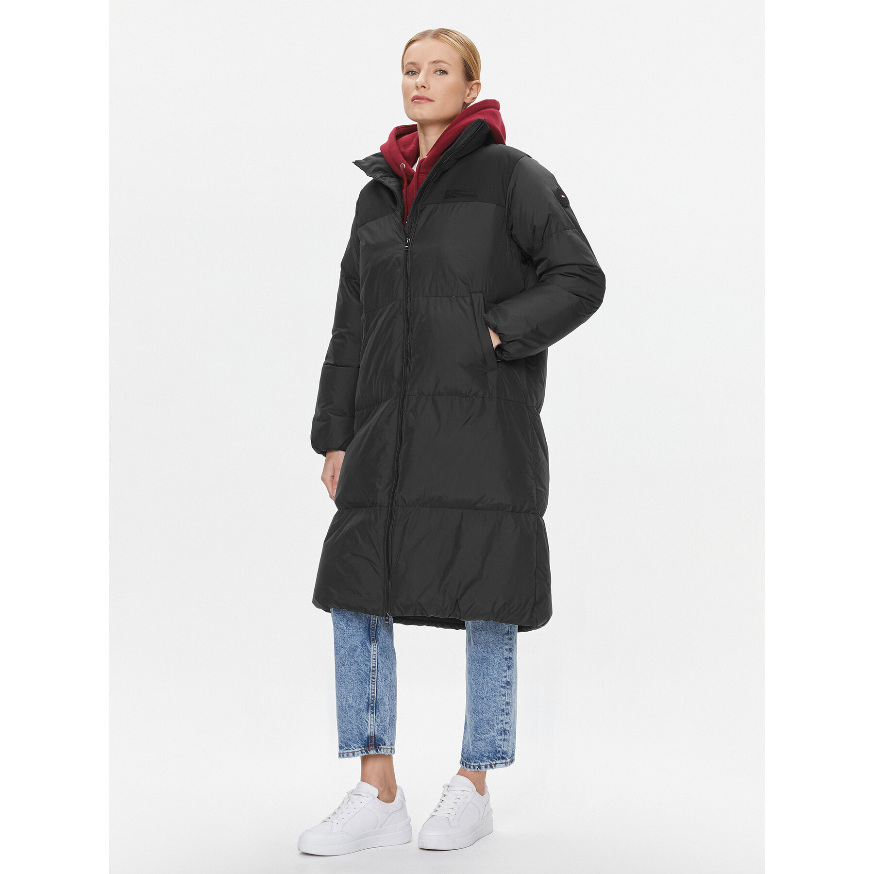 Tommy Hilfiger Winterjacke New York WW0WW39749 Schwarz Relaxed Fit