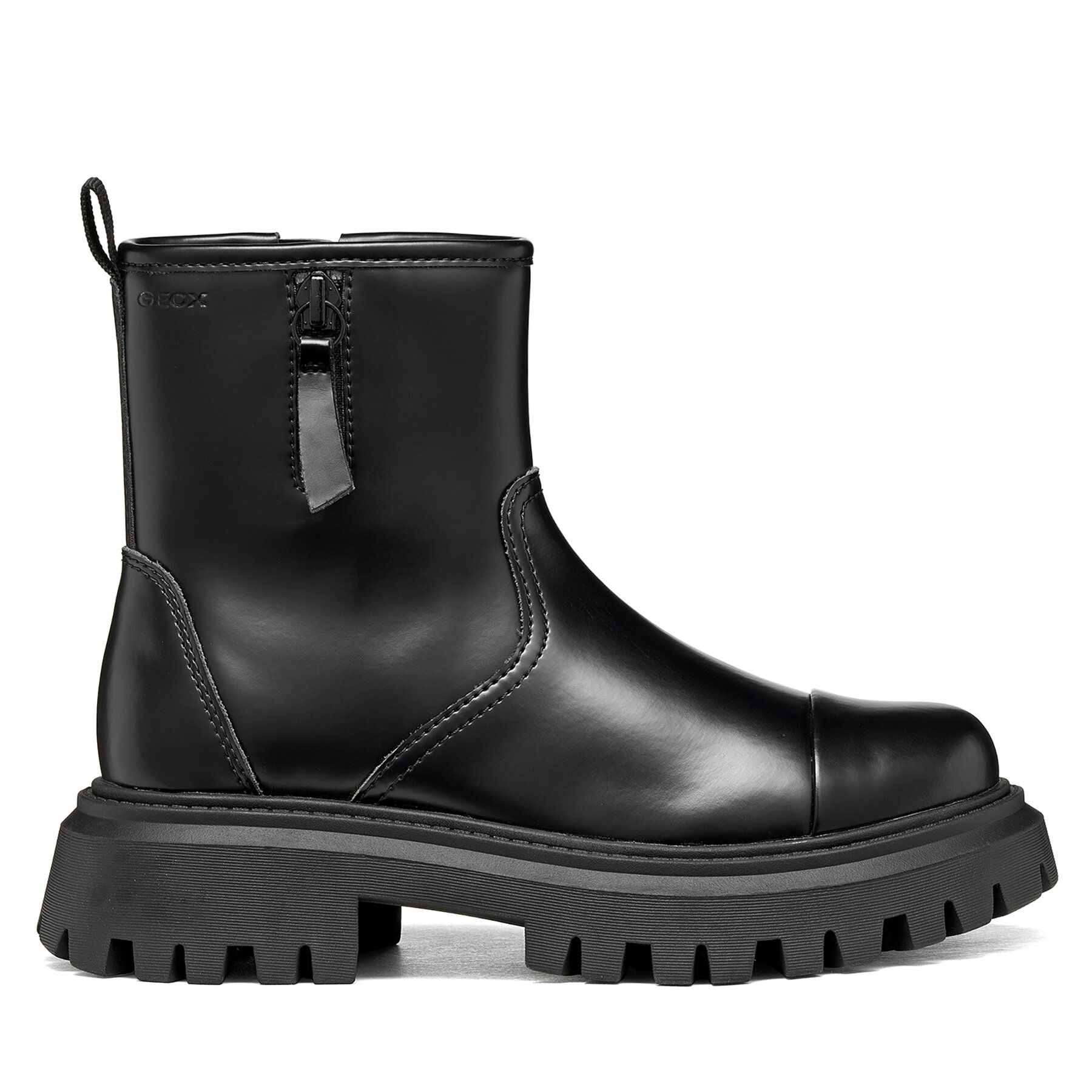 Боти Geox J Maquinnens Girl J66M6B 000CN C9999 S Черен