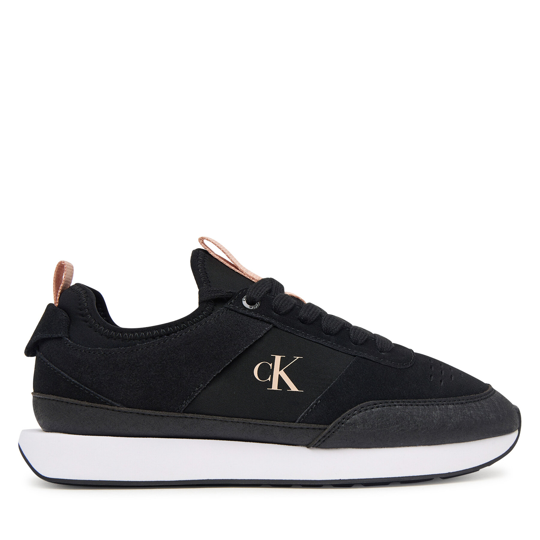 Tenisice Calvin Klein Retro Runner Sock Laceup Neo Mix HW0HW03250 Crna