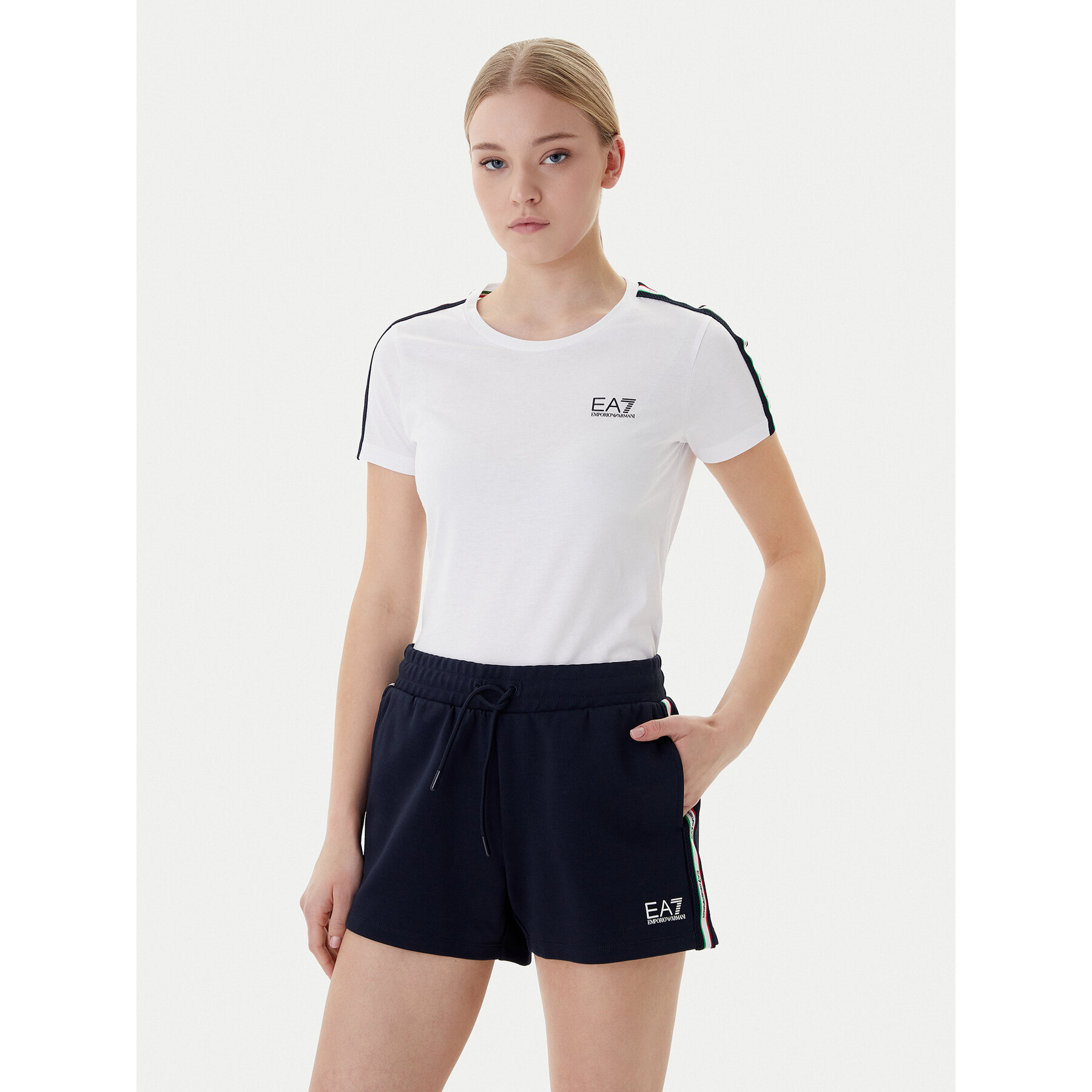 EA7 Emporio Armani T-Shirt 7W001220 AF12503 U0002 Weiß Regular Fit