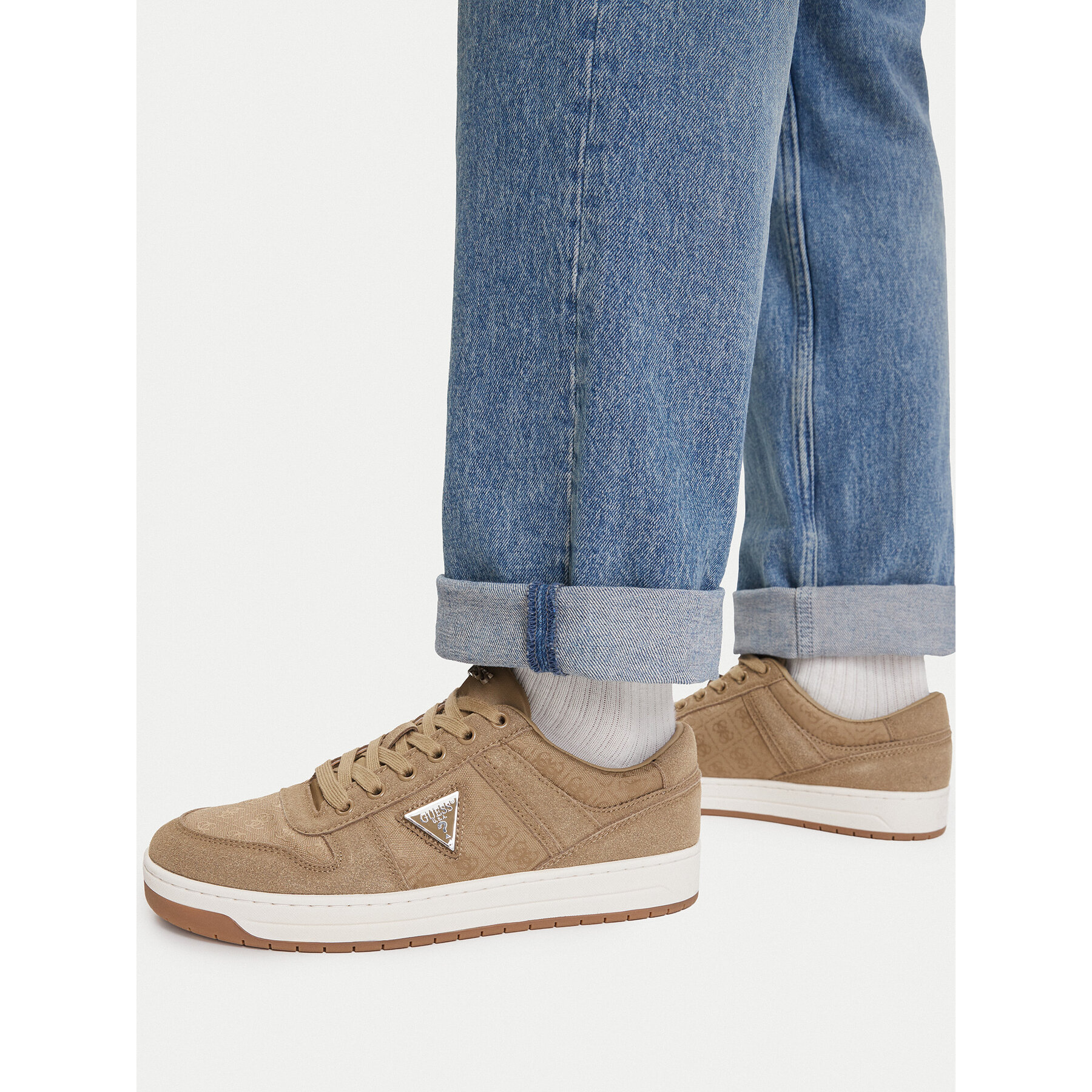 Сникърси Guess FMTUDD SUE12 Светлобежов