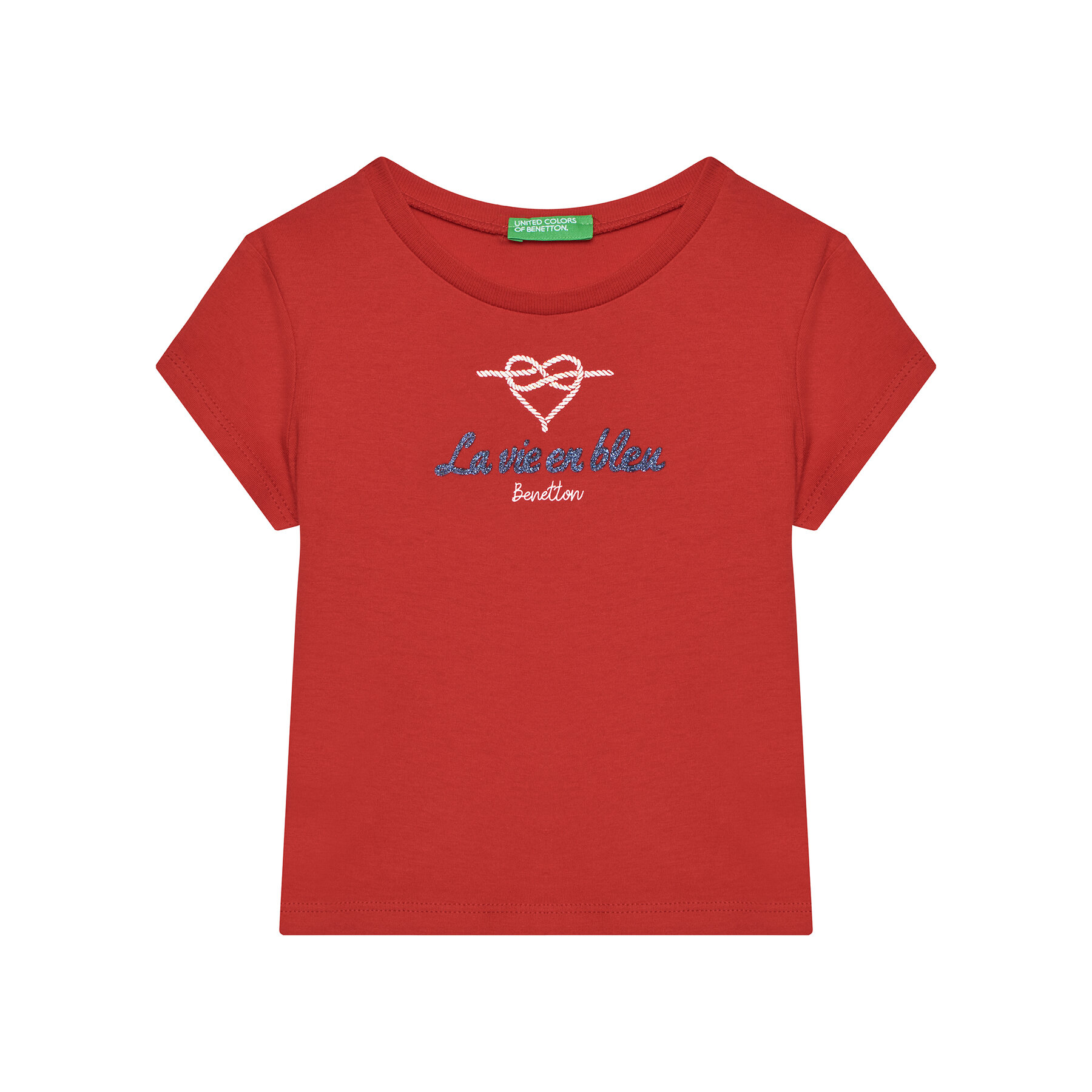 United Colors Of Benetton United Colors Of Benetton T-Shirt 3I1XG10J2 Κόκκινο Regular Fit