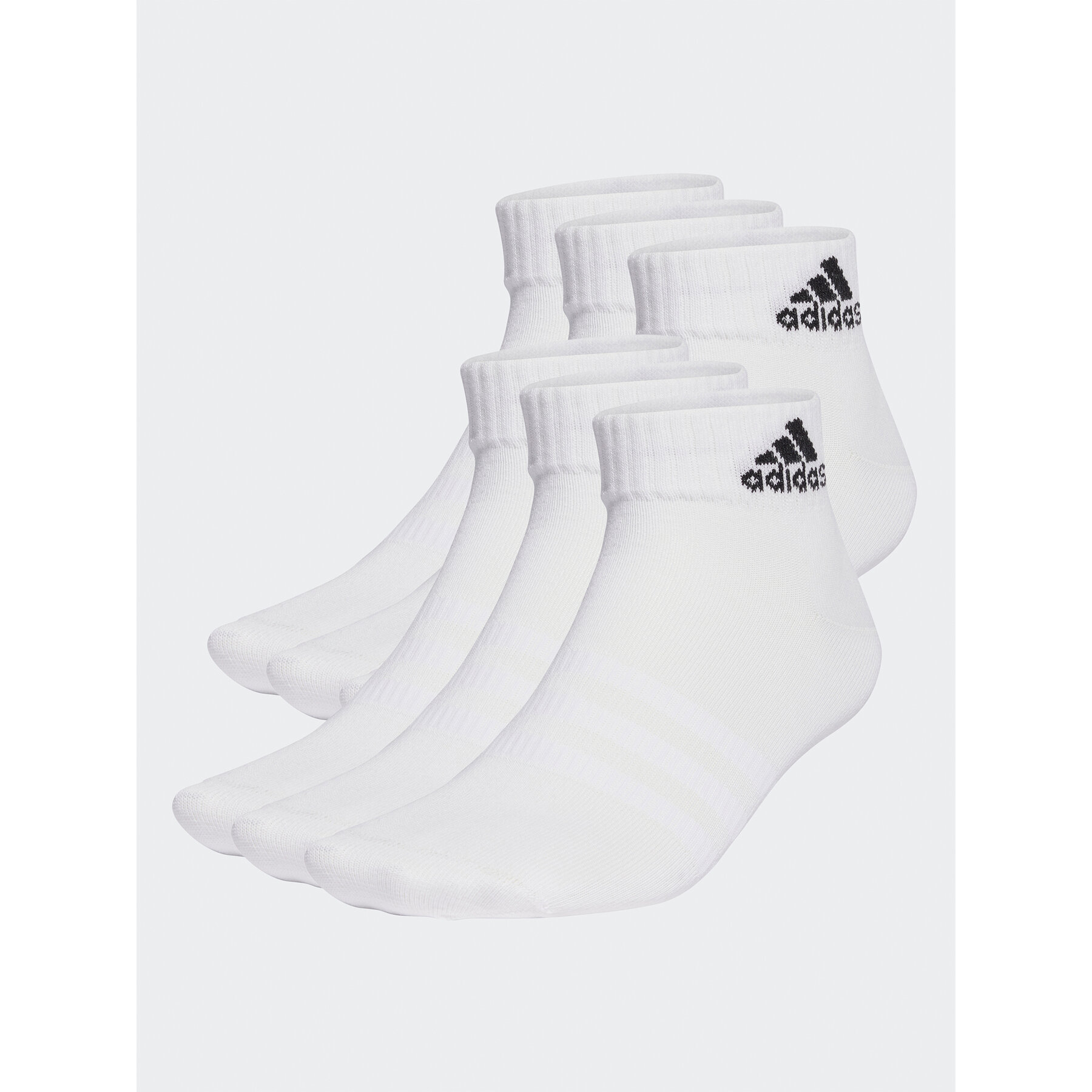 

Низькі шкарпетки unisex adidas Thin and Light Sportswear Ankle Socks 6 Pairs HT3430 white/black, Білий