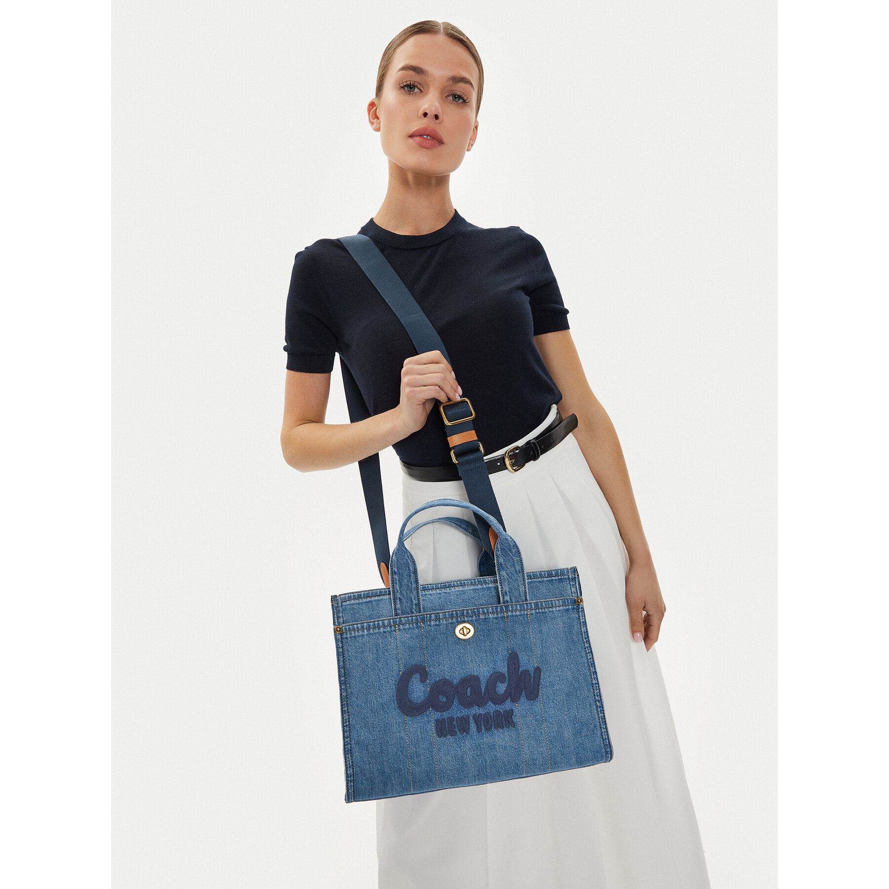 Geantă Coach Cargo CR657 B4/IN Albastru