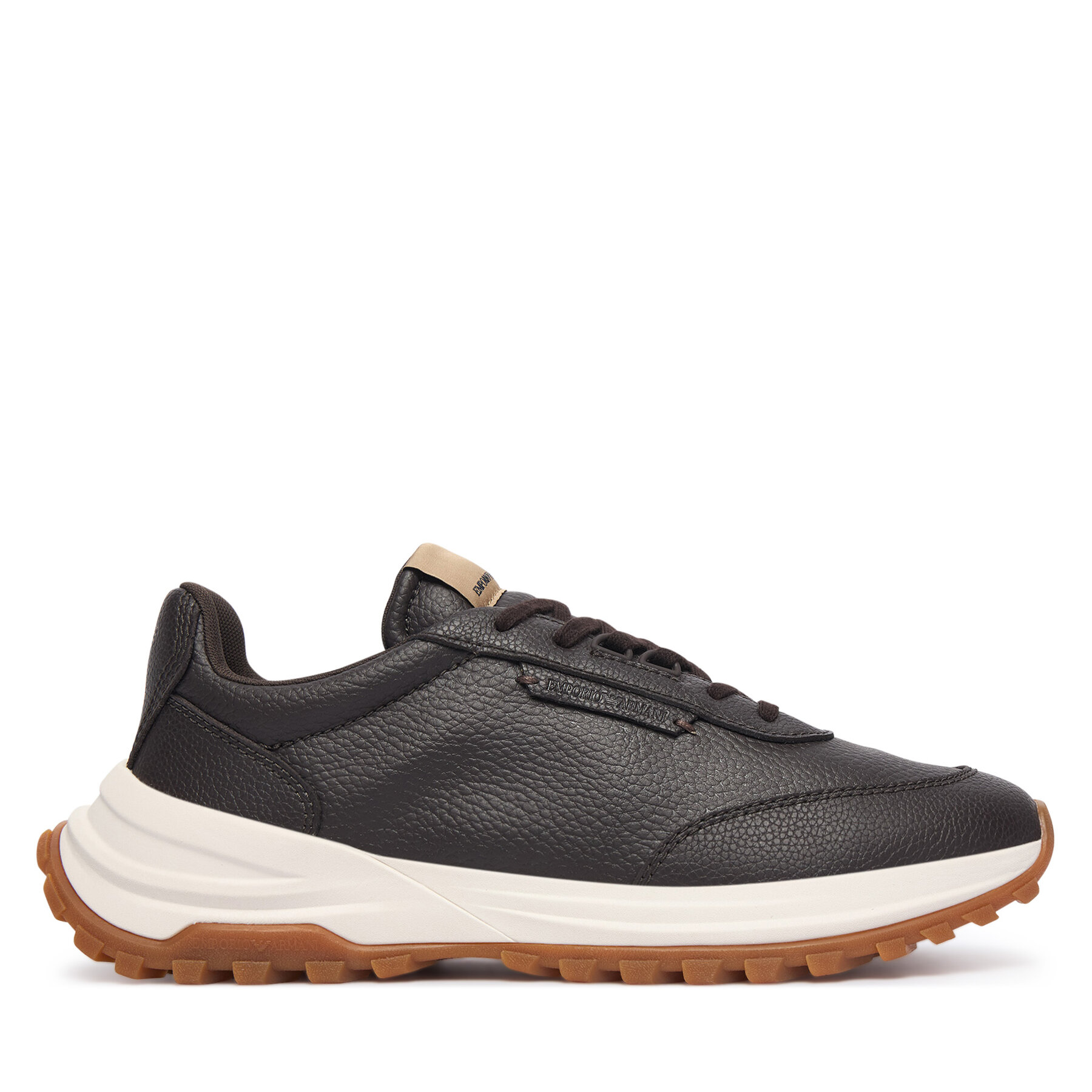 Sneakersy Emporio Armani EM007301 AF29401 Hnedá