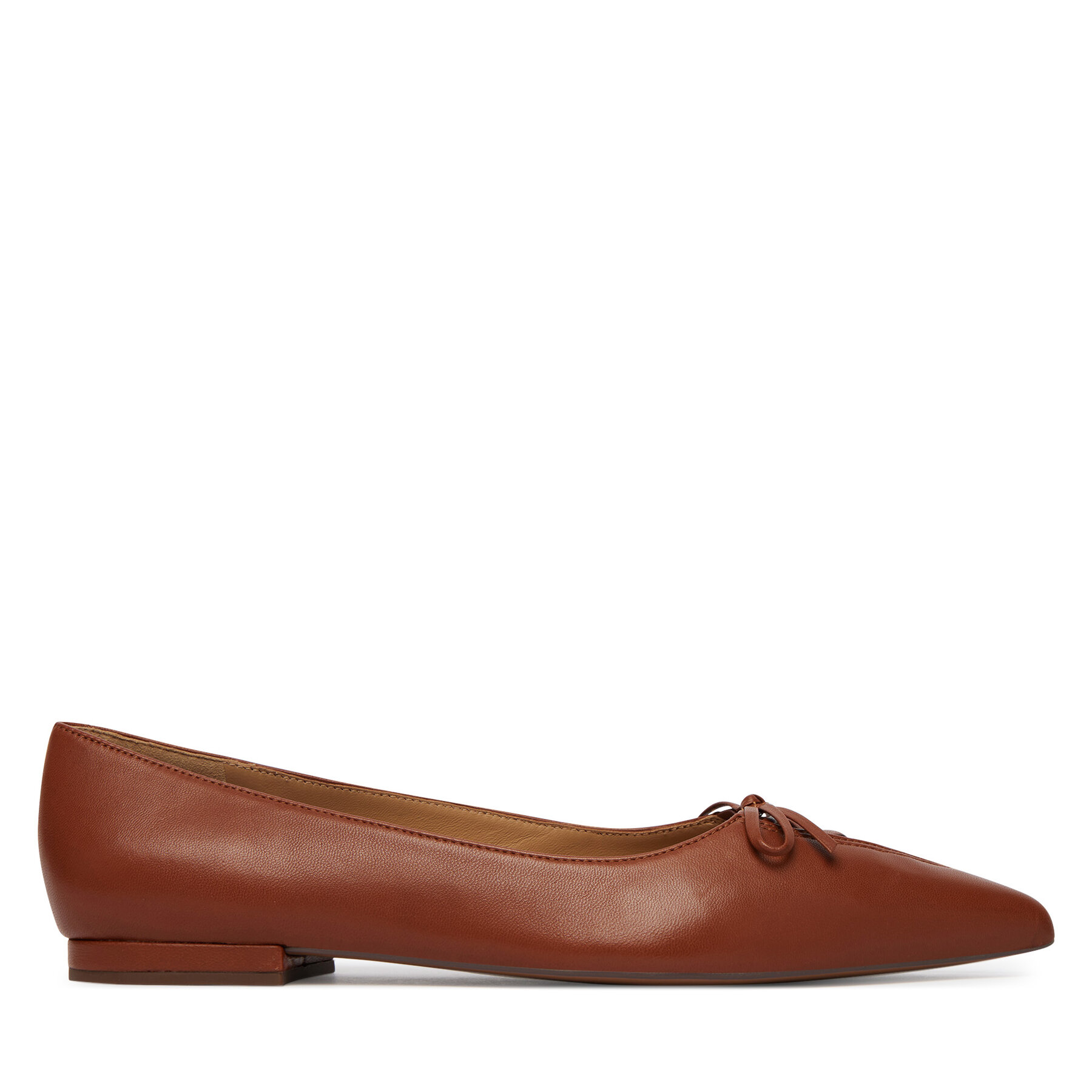 Baleríny LAUREN RALPH LAUREN 802P06376001 Hnedá
