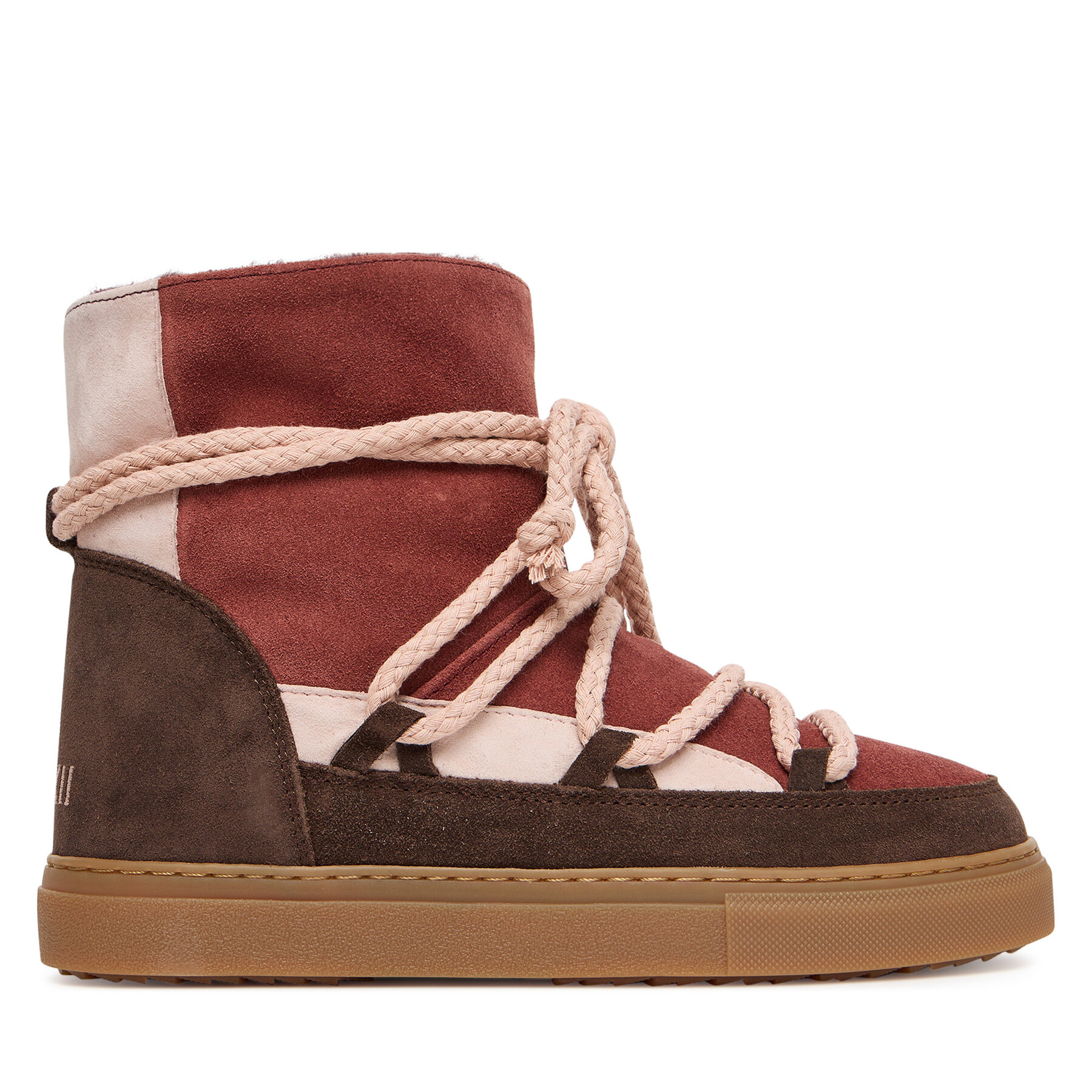 Škornji za sneg Inuikii Patchwork 3001.003.0072 Bordo rdeča