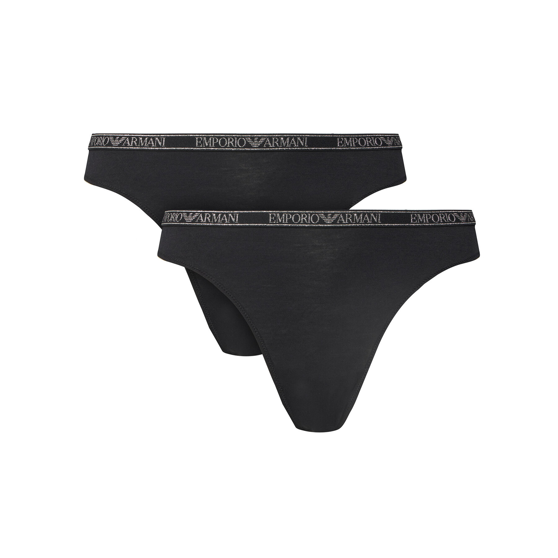 Emporio Armani Underwear Fazonos bugyi szett EW000406 AF10889 MC005 Fekete
