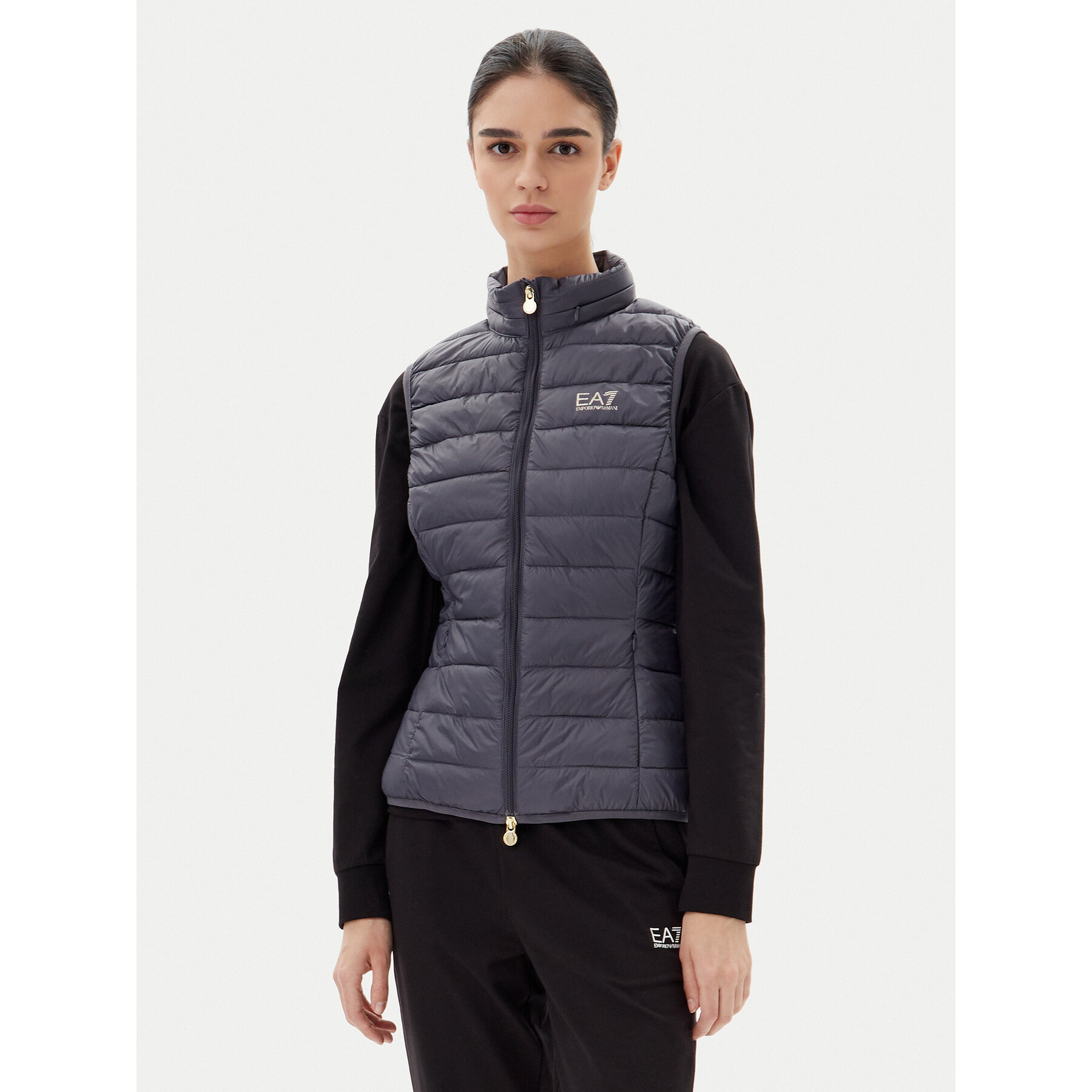 EA7 Emporio Armani Bodywarmer 7W000087 AF12477 U8115 Grau Slim Fit