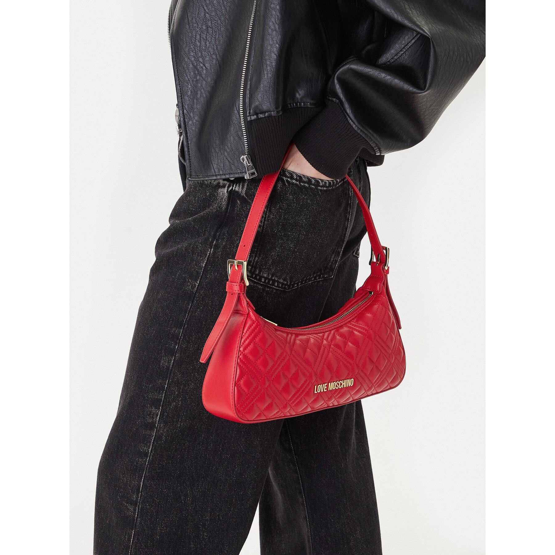 Geantă LOVE MOSCHINO JC4142PP0NLA0500 Roșu