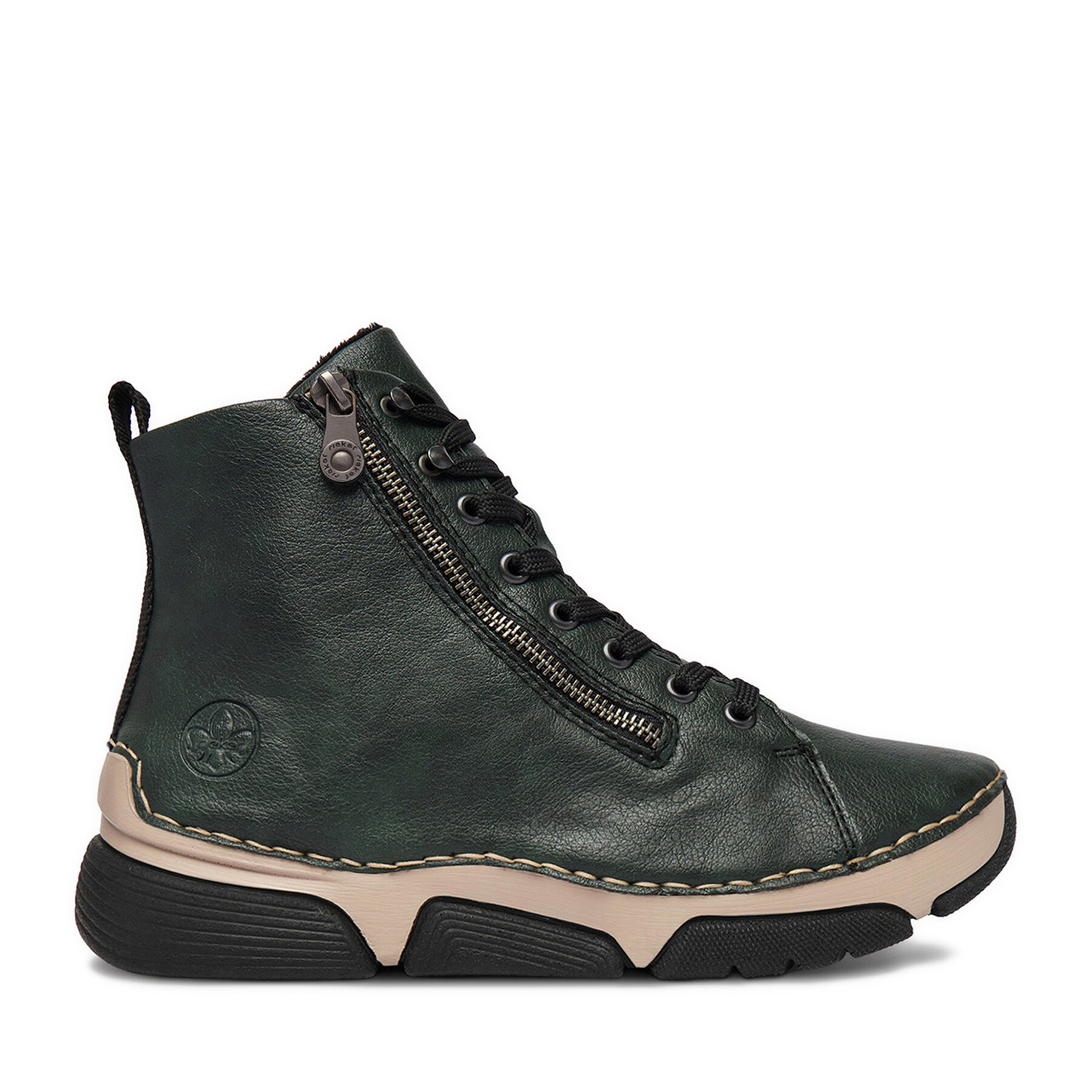 Gležnjarji Rieker CEO-45920-54 Temno zelena