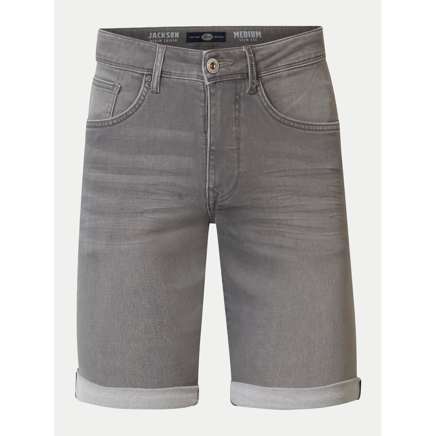 Petrol Industries Jeansshorts M-1040-SHO001 Grau Slim Fit
