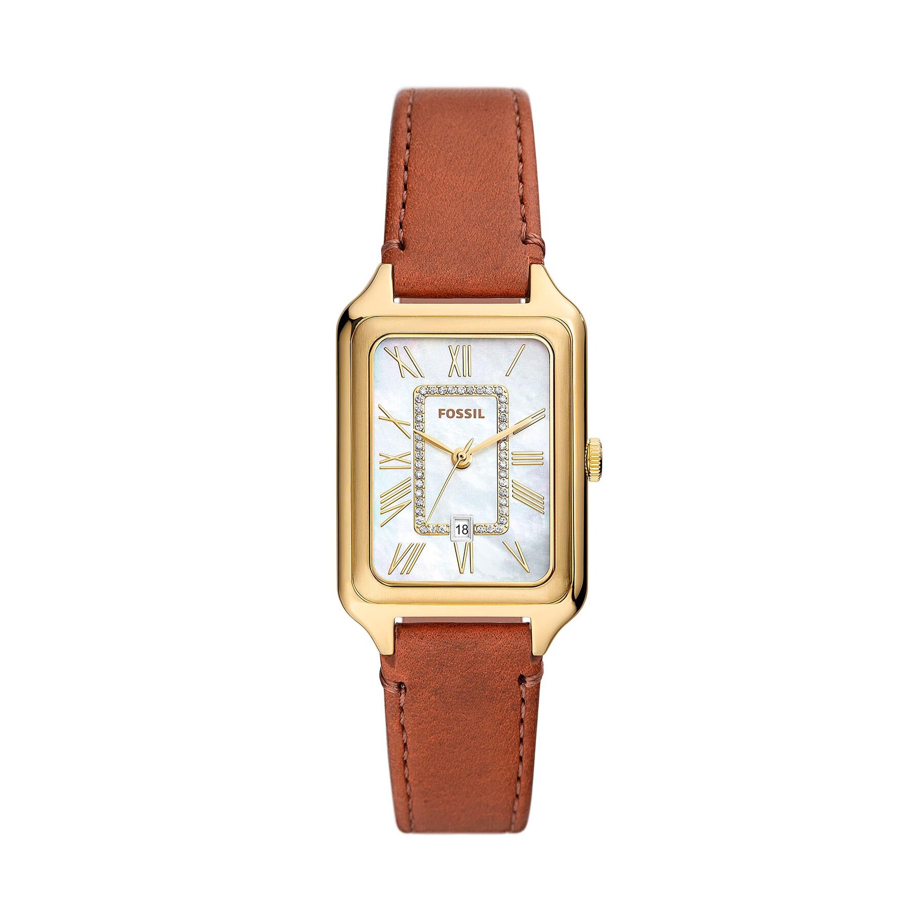 

Годинник Fossil Raquel ES5307 Gold/Brown, Коричневий