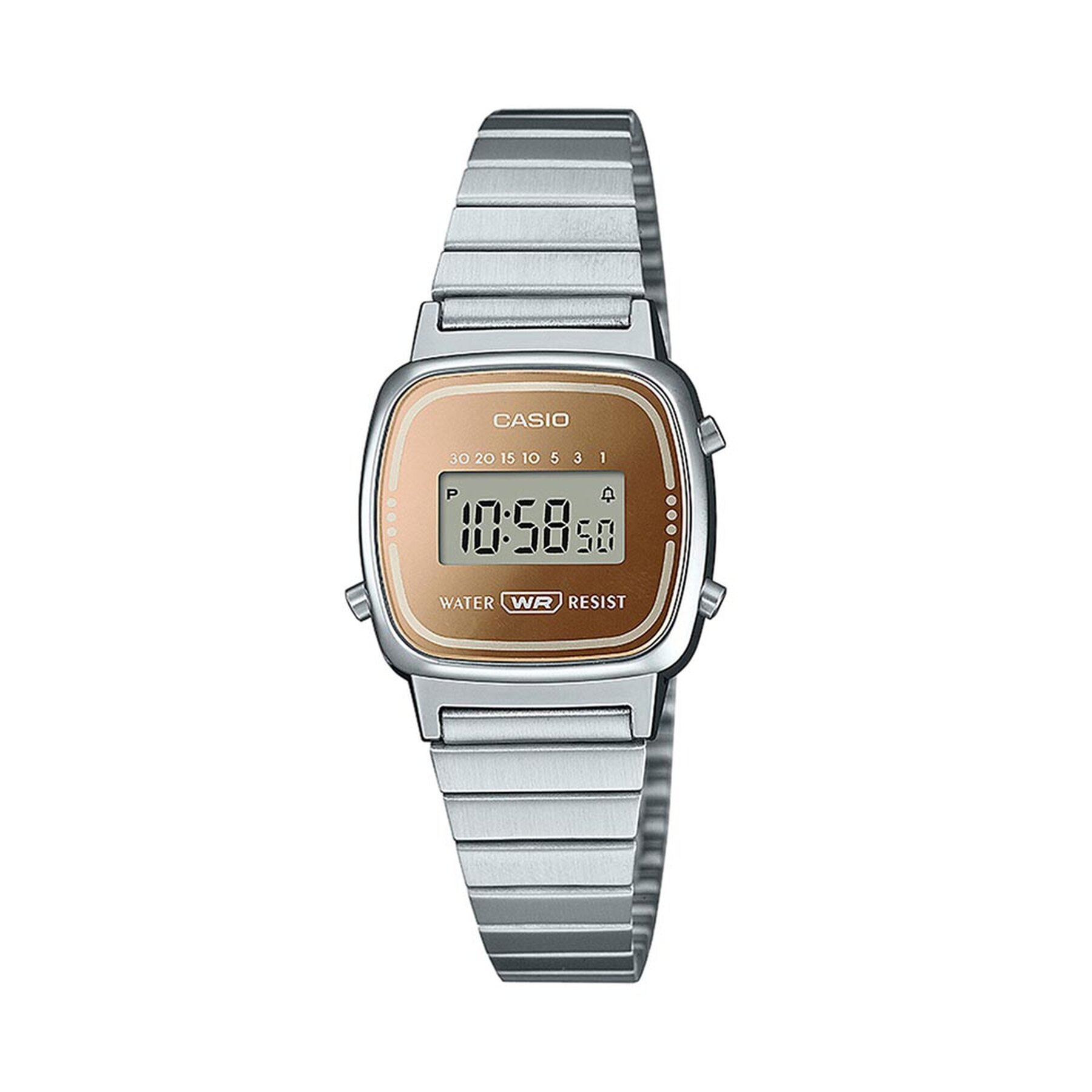 

Годинник Casio LA670WES-4AEF Gold/Silver, Срібний