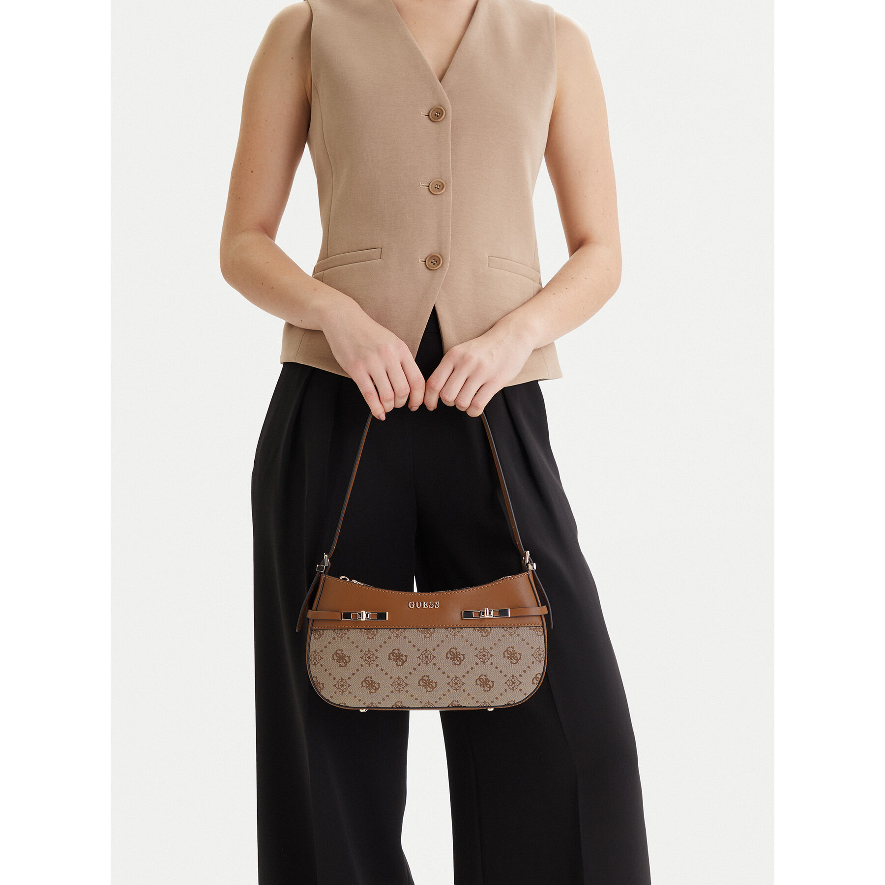 Geantă Guess Melinda HWJP99 02170 Maro