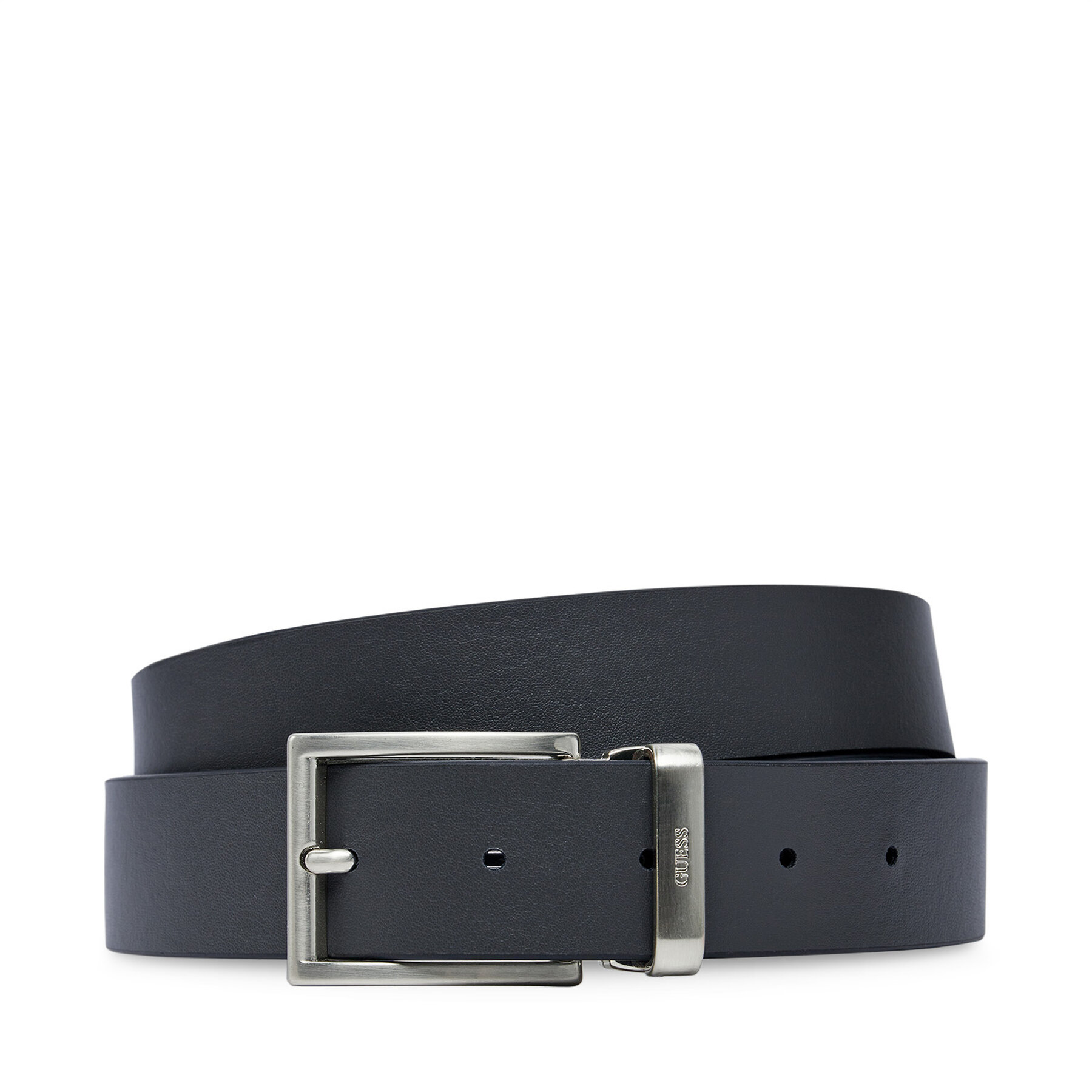Pánsky opasok Guess Not Coordinated Belts BM7657 LEA35 Tmavomodrá