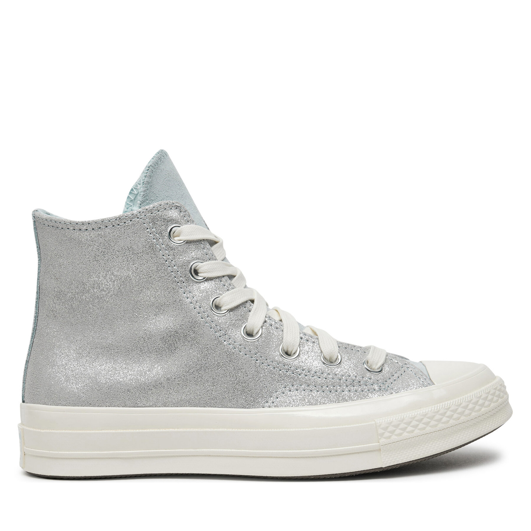 Plátěnky Converse Chuck 70 Suede Shimmer A08224C Šedá