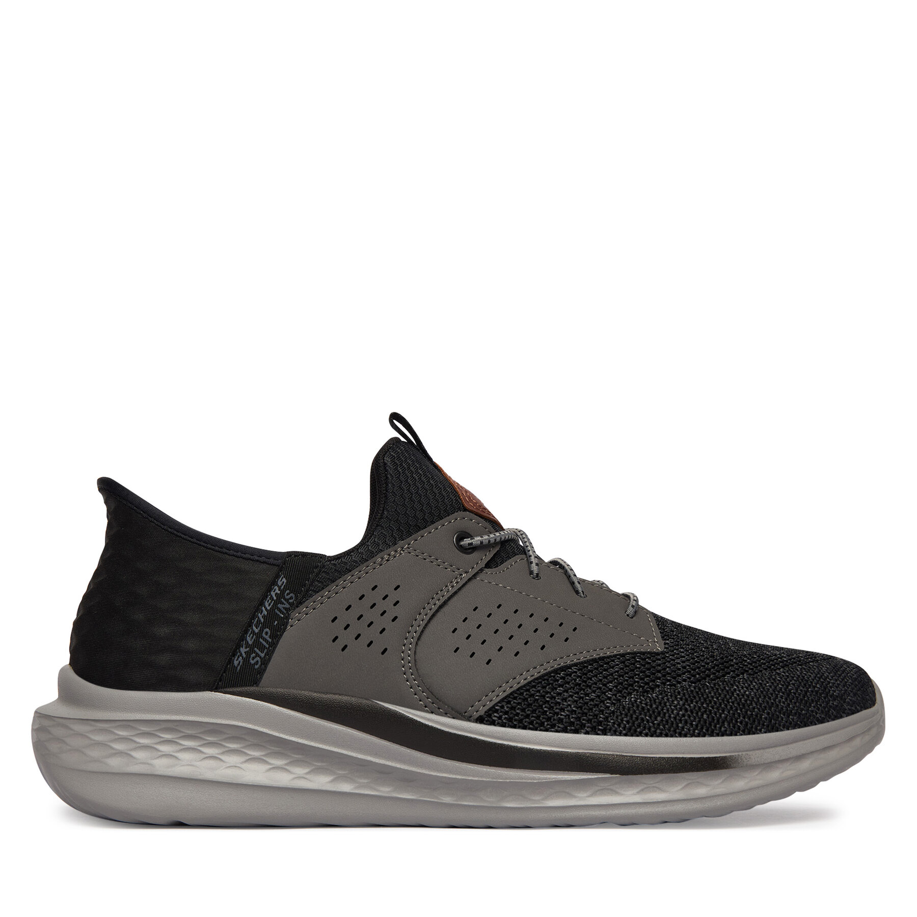 Сникърси Skechers Slip-Ins Rf: Slade - Caster 210889/BKGY Черен