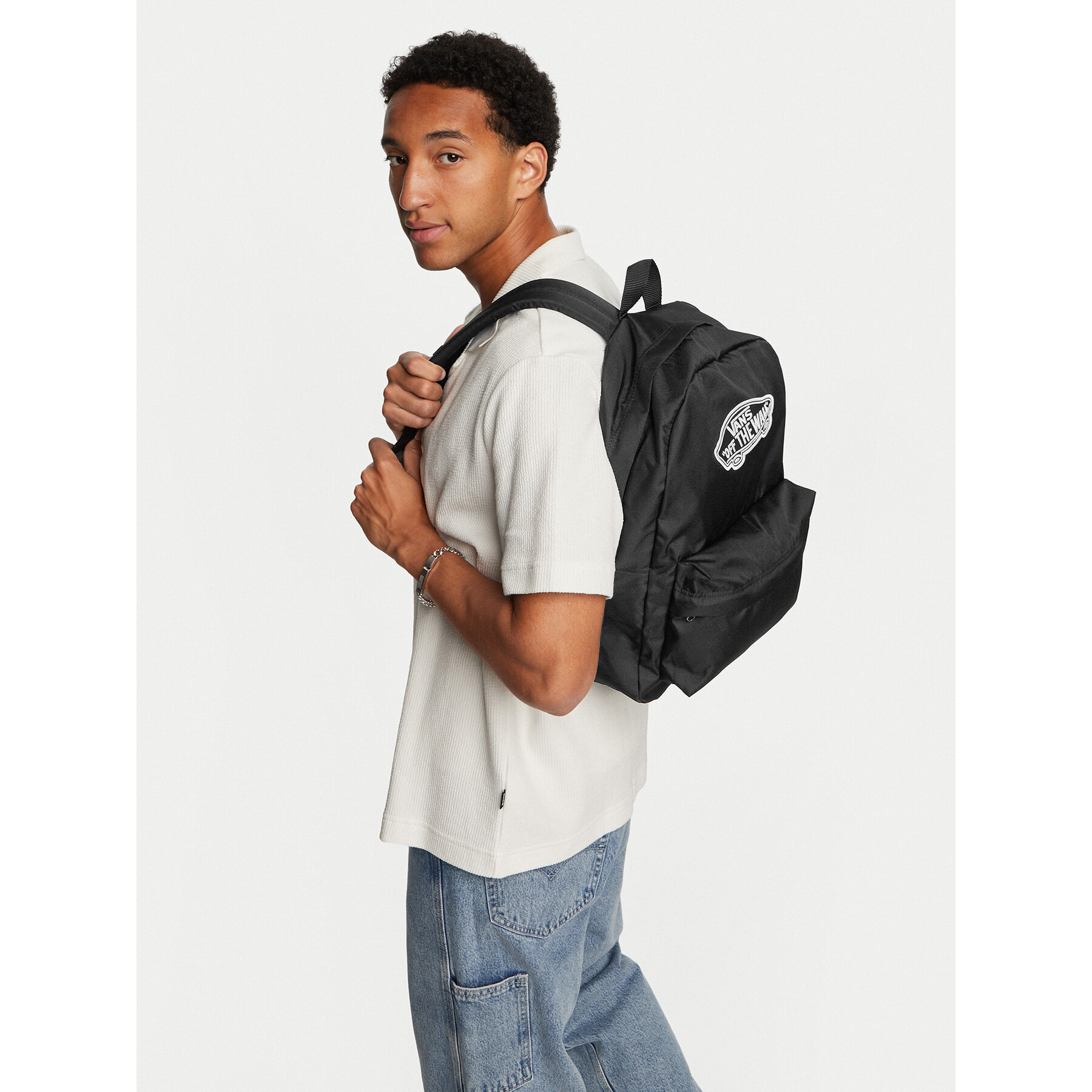 Σακίδιο Vans Old Skool Classic Backpack VN000H4YBLK1 Μαύρο