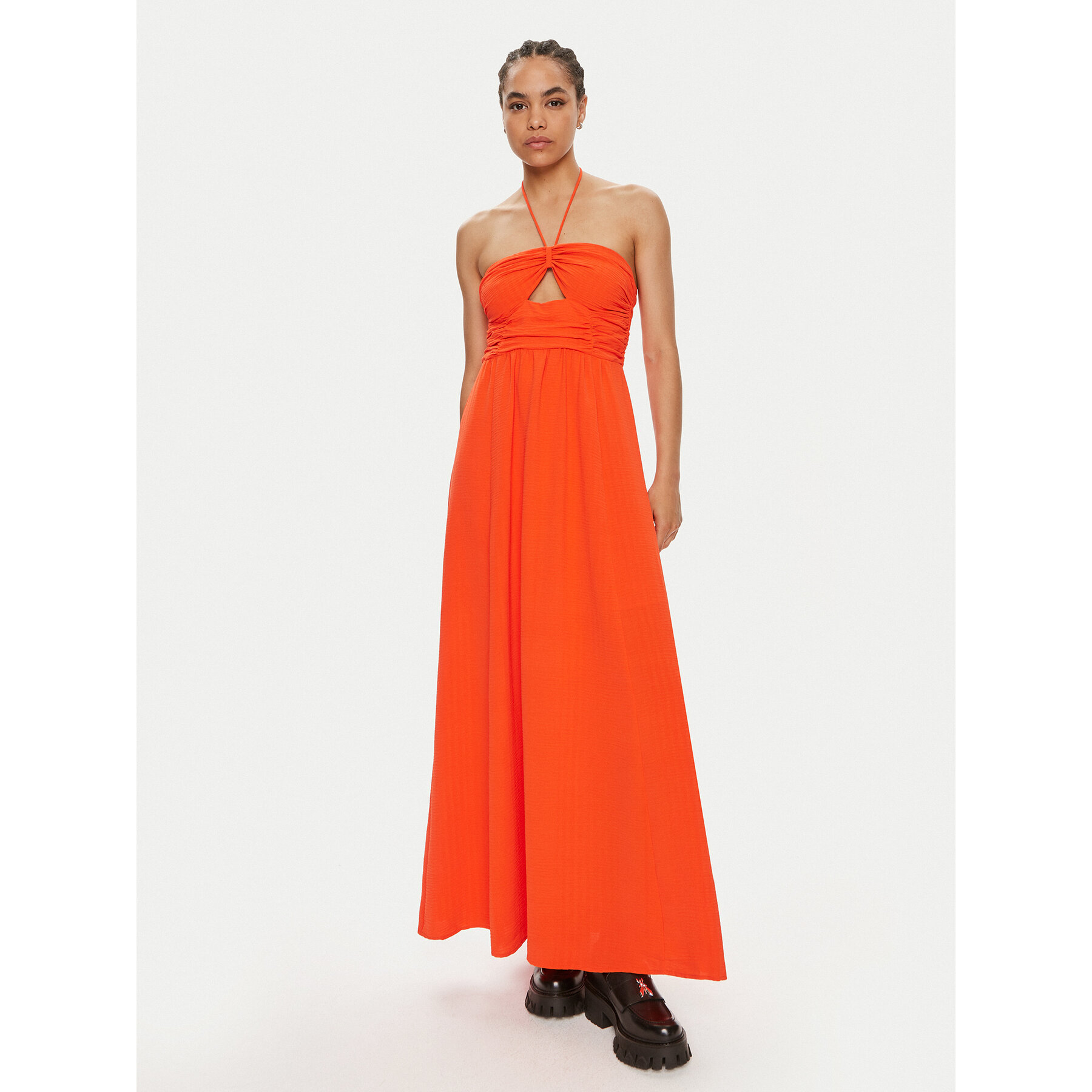 Gestuz Sommerkleid Alicia 10909081 Orange Slim Fit