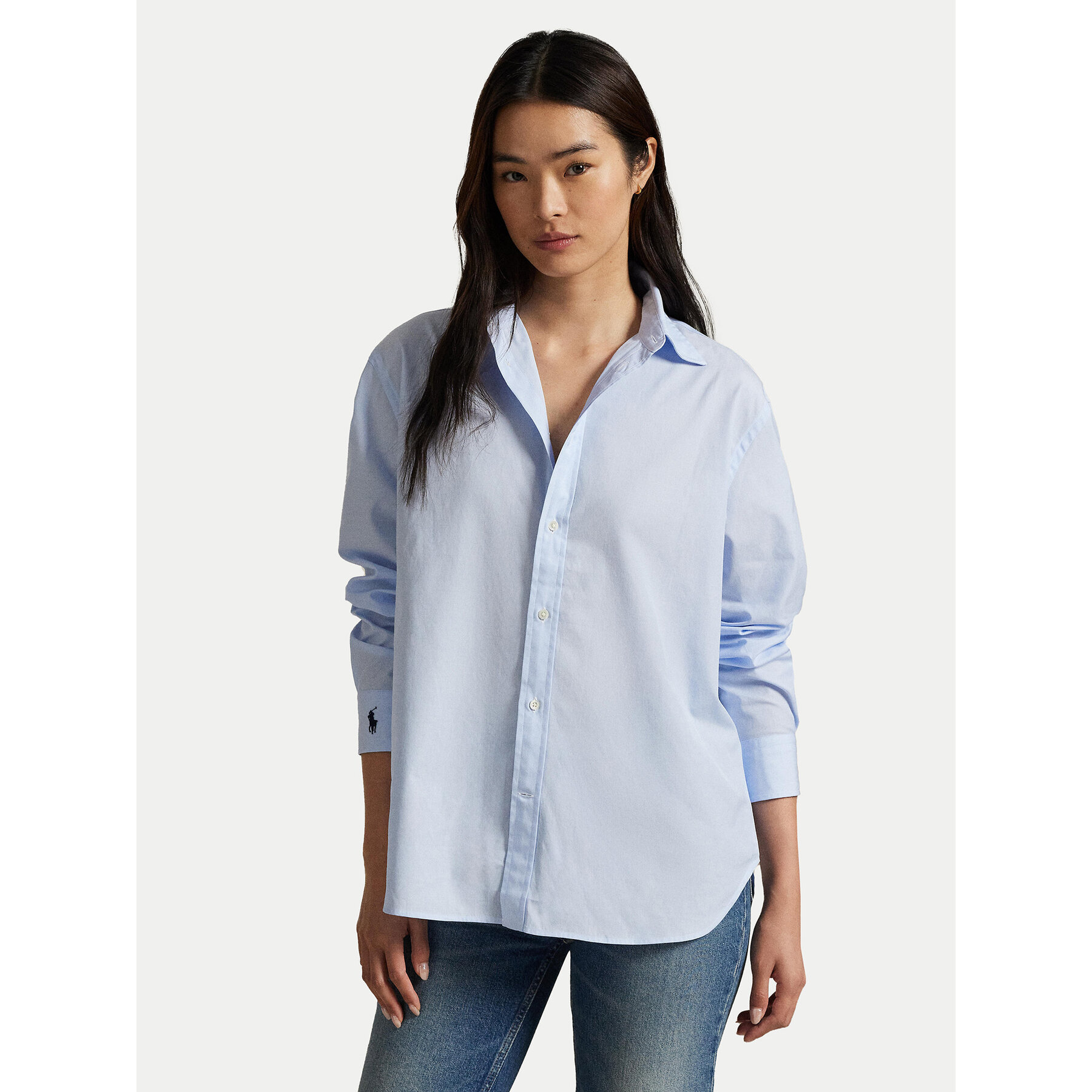 Polo Ralph Lauren Hemd 211968220002 Himmelblau Oversize