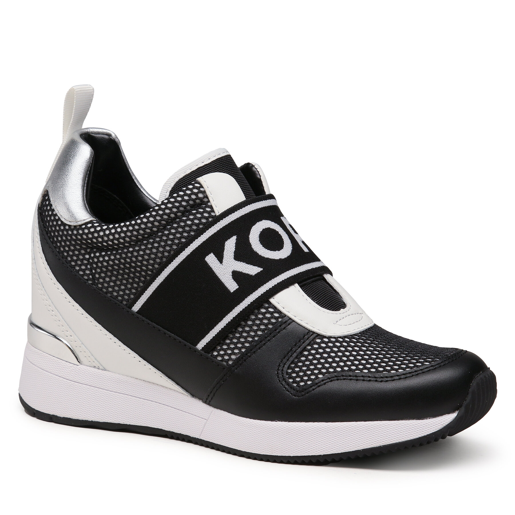 Sneakers MICHAEL Michael Kors Maven Slip On Trainer 43R3MVFP1D Blk/Opticwht
