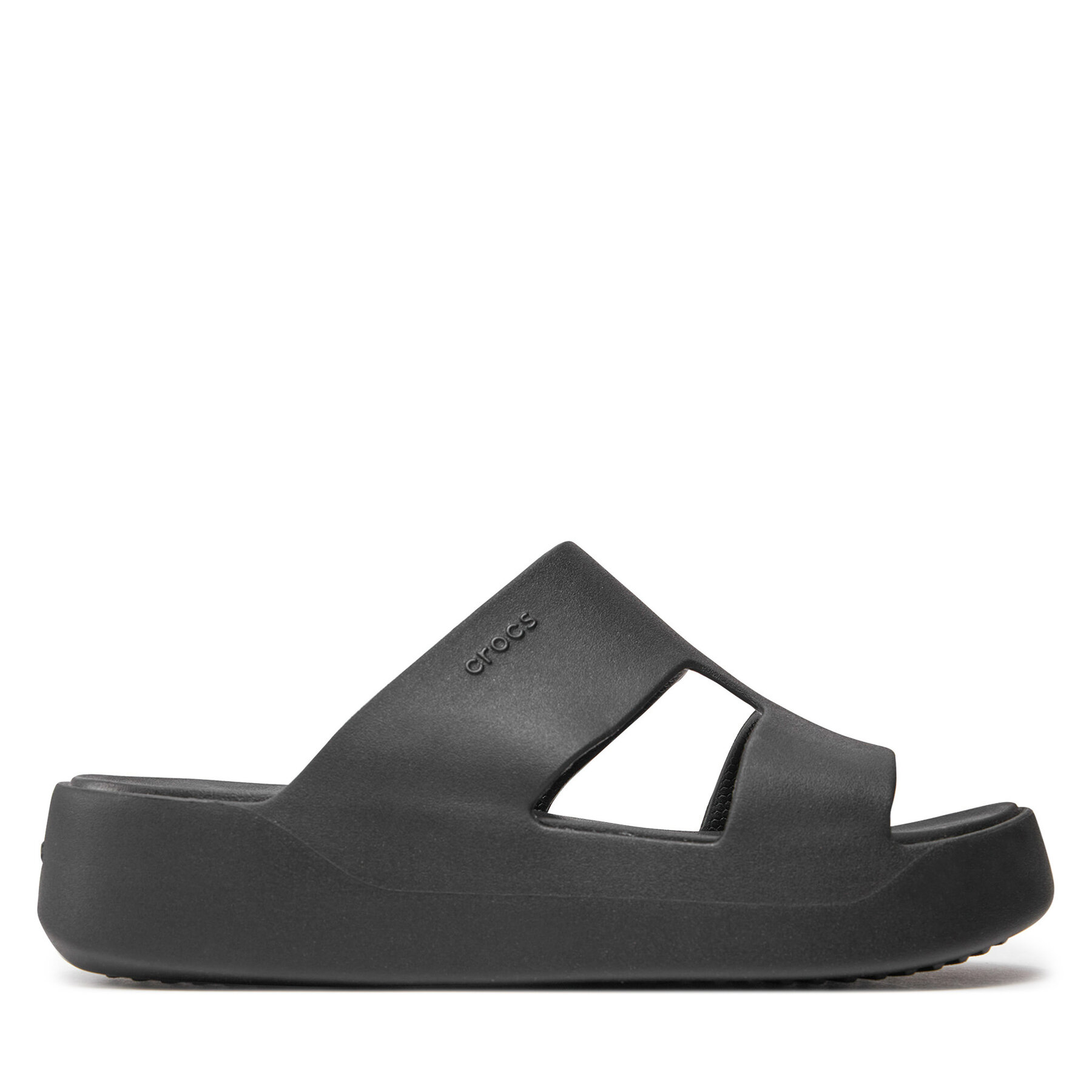 Mules / sandales de bain Crocs Getaway Platform H-Strap 209409 Noir