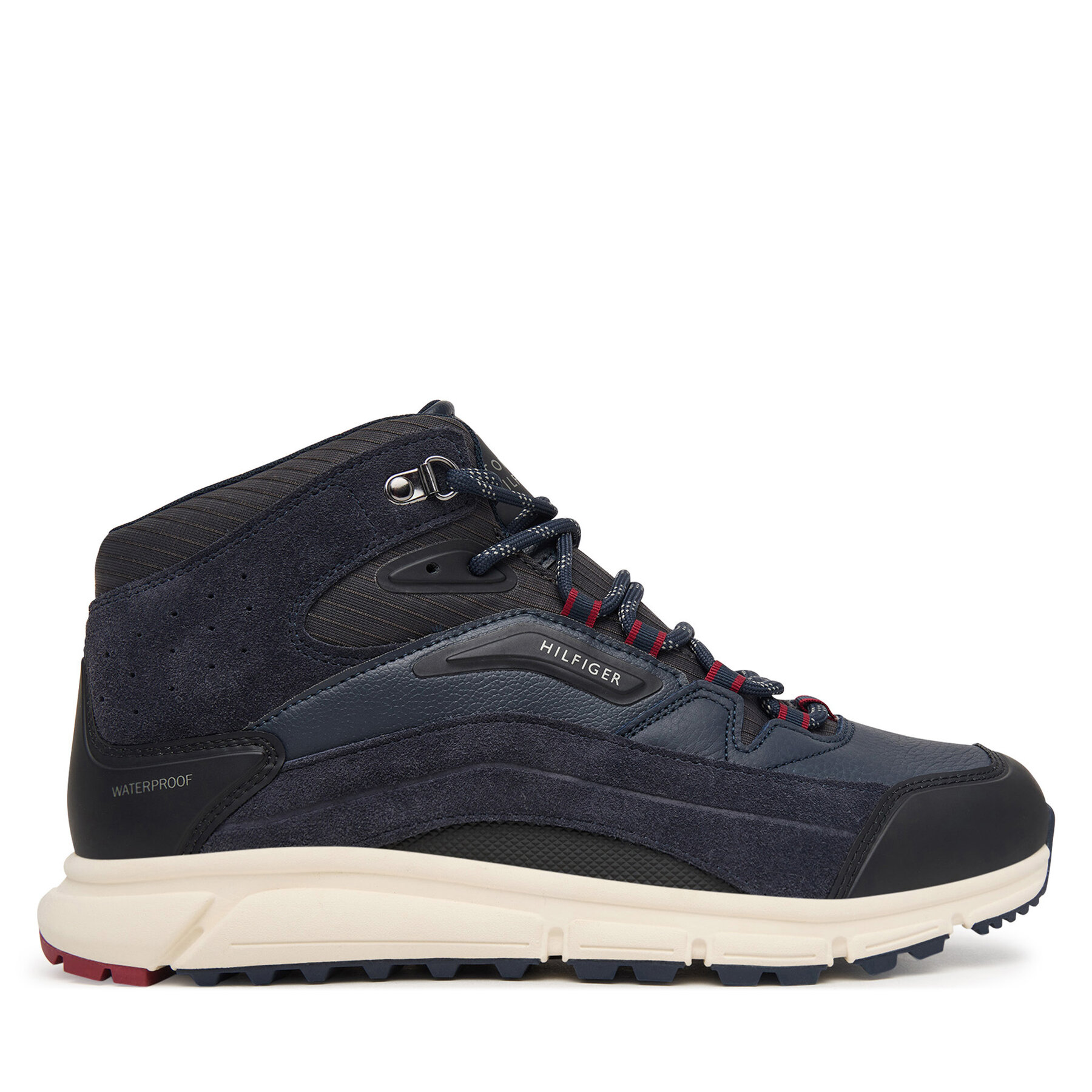 Tenisice Tommy Hilfiger Hilfiger Wp Mix Chukka Runner FM0FM06022 Tamnoplava