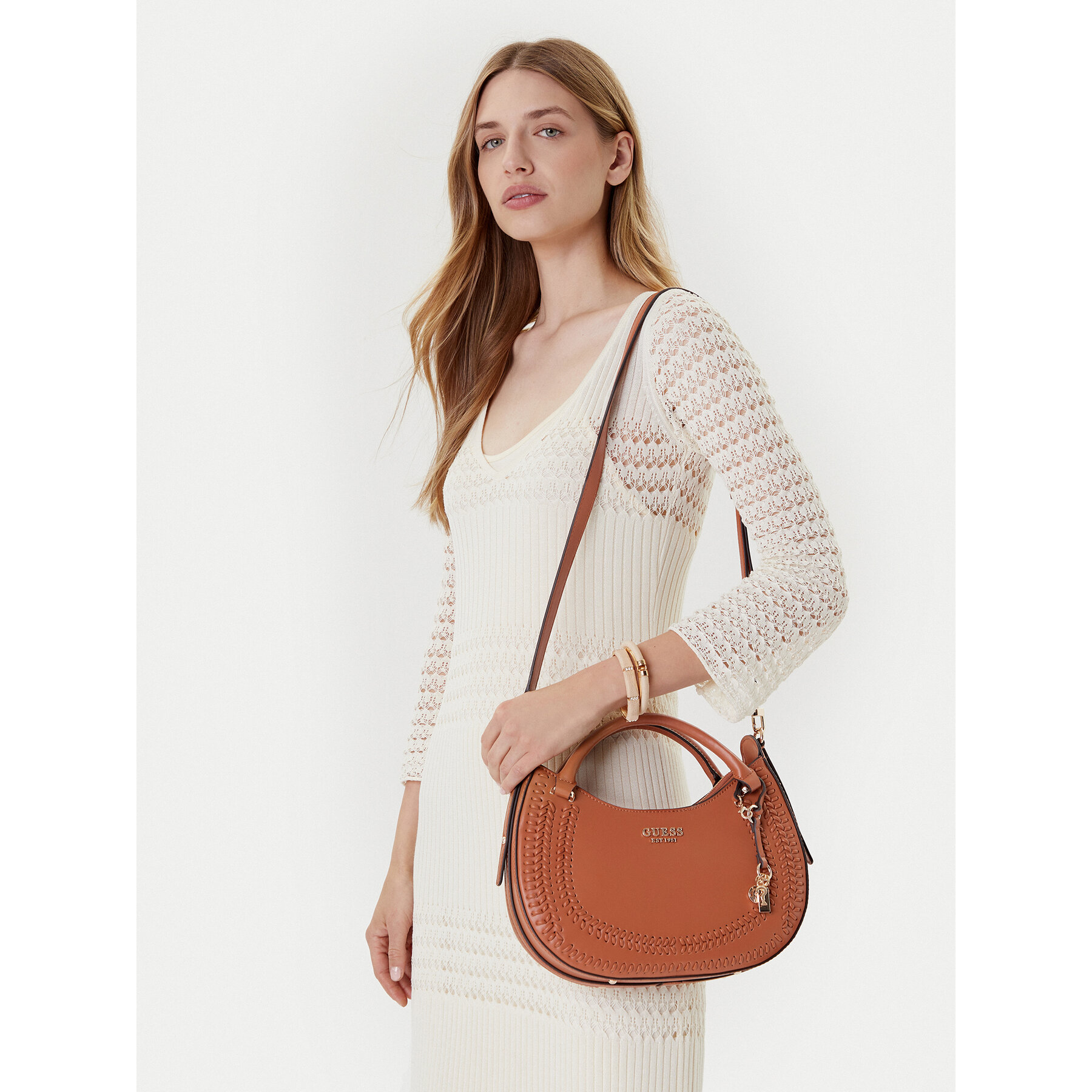 Borsetta Guess Tatum HWNG96 67060 Marrone