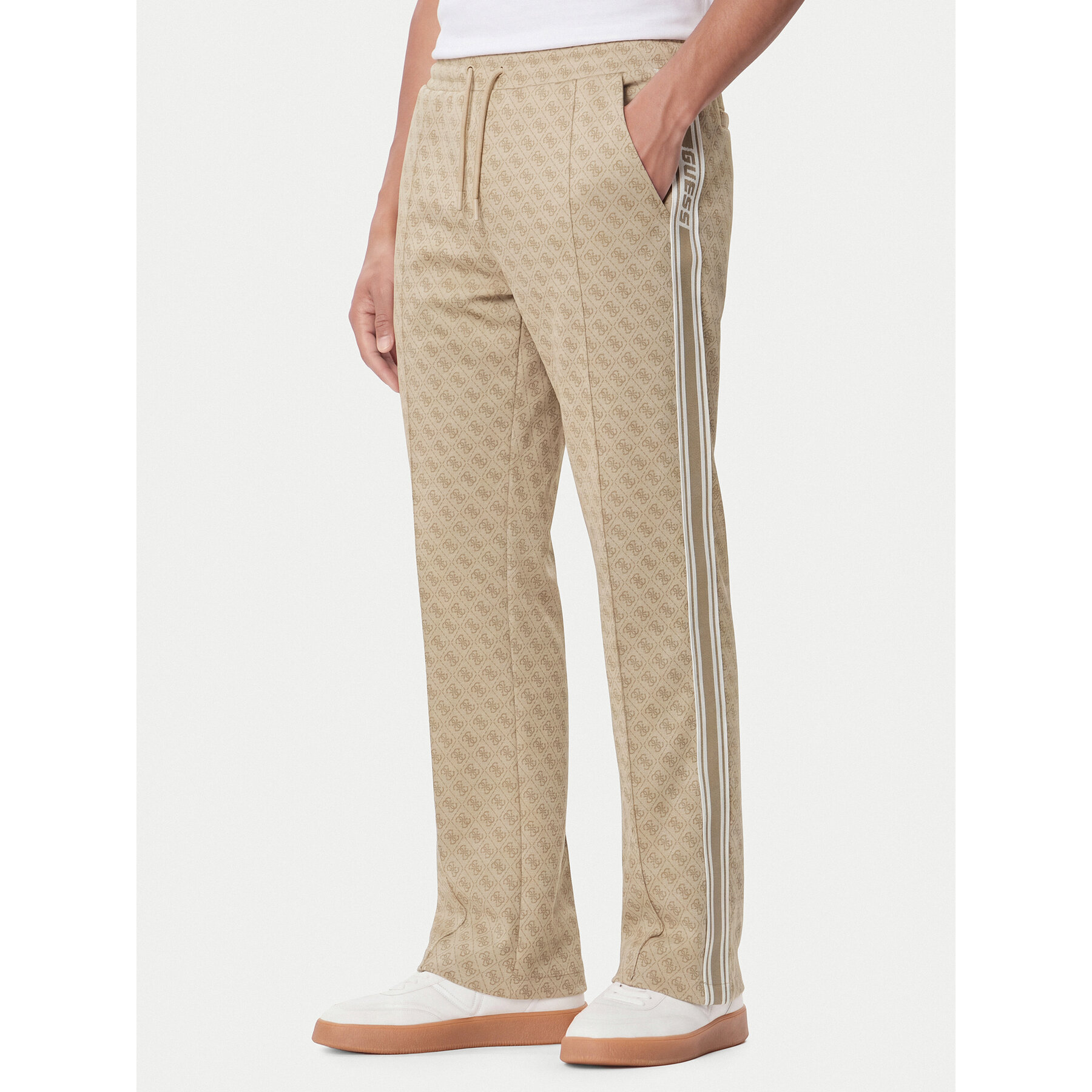 Guess Jogginghose Z5BB07 K2042 Beige Regular Fit
