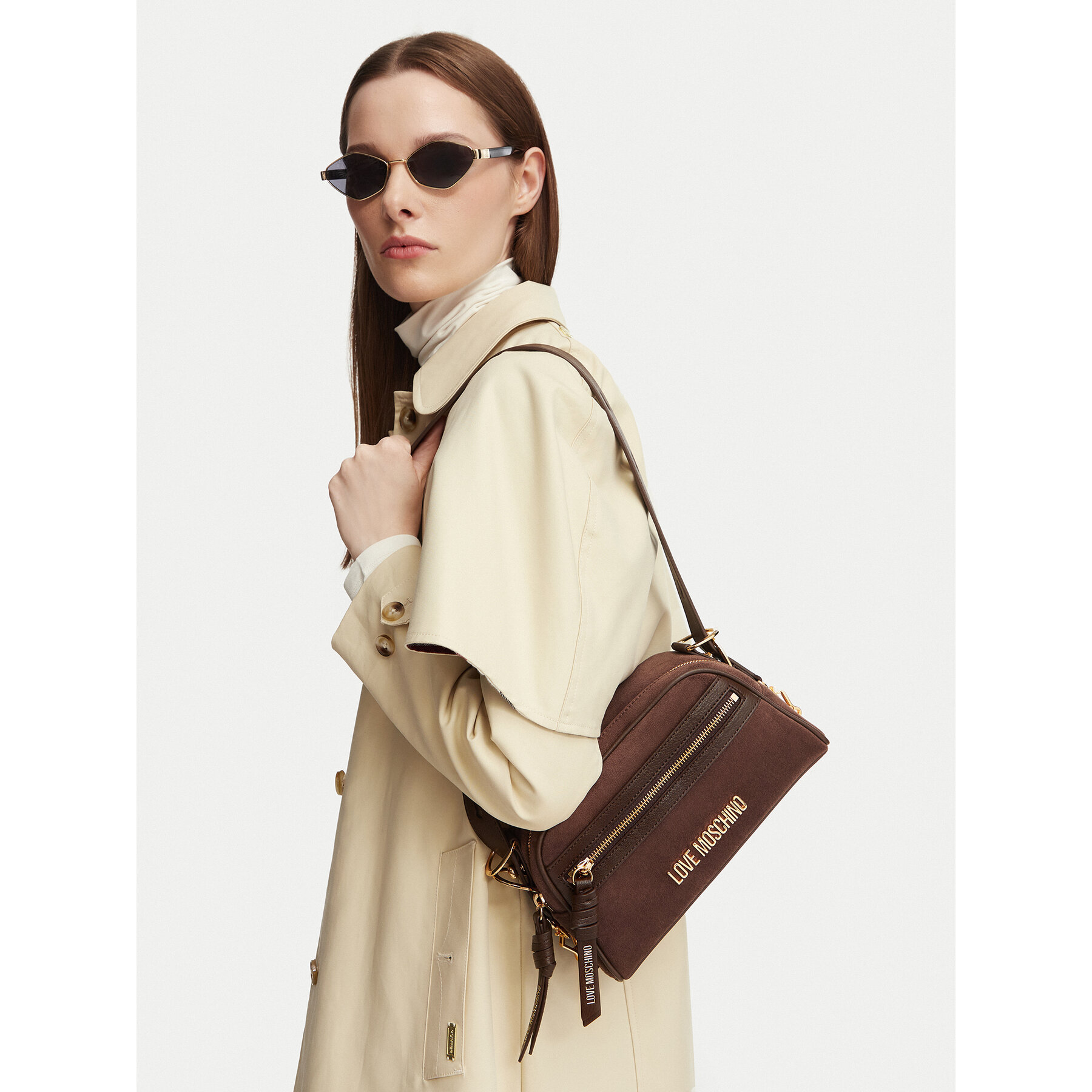Geantă LOVE MOSCHINO JC4094PP1PLD130A Maro