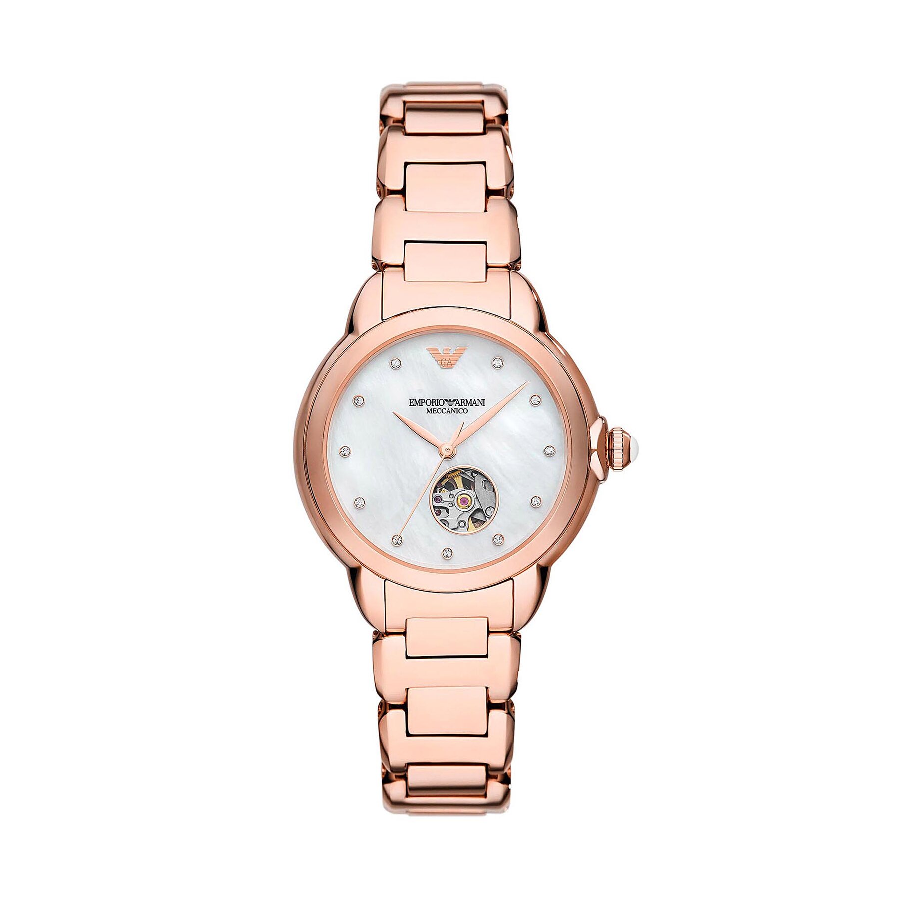 

Годинник Emporio Armani Mia AR60072 Rose Gold/Rose Gold, Рожевий
