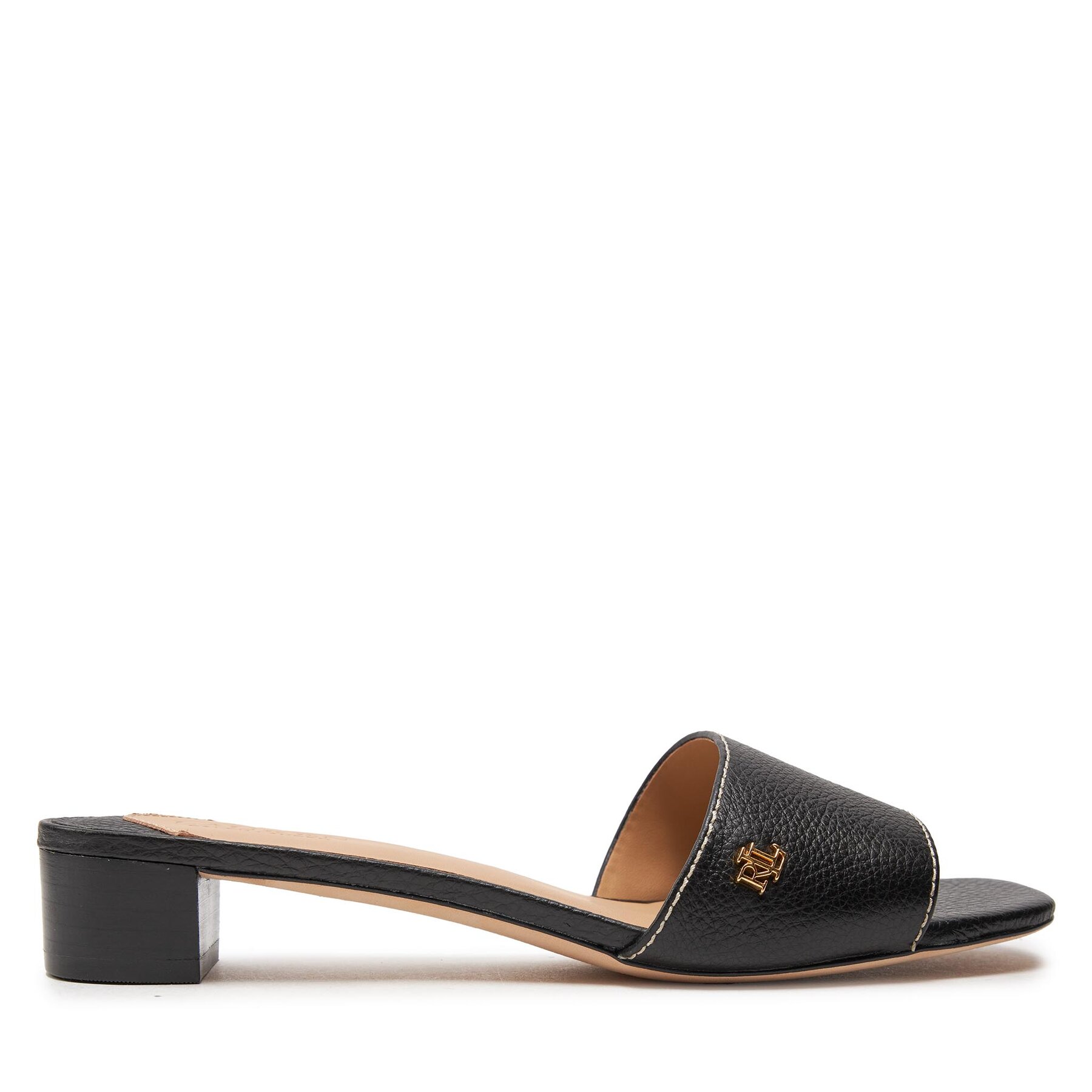 Şlapi Lauren Ralph Lauren 802925259001 Negru