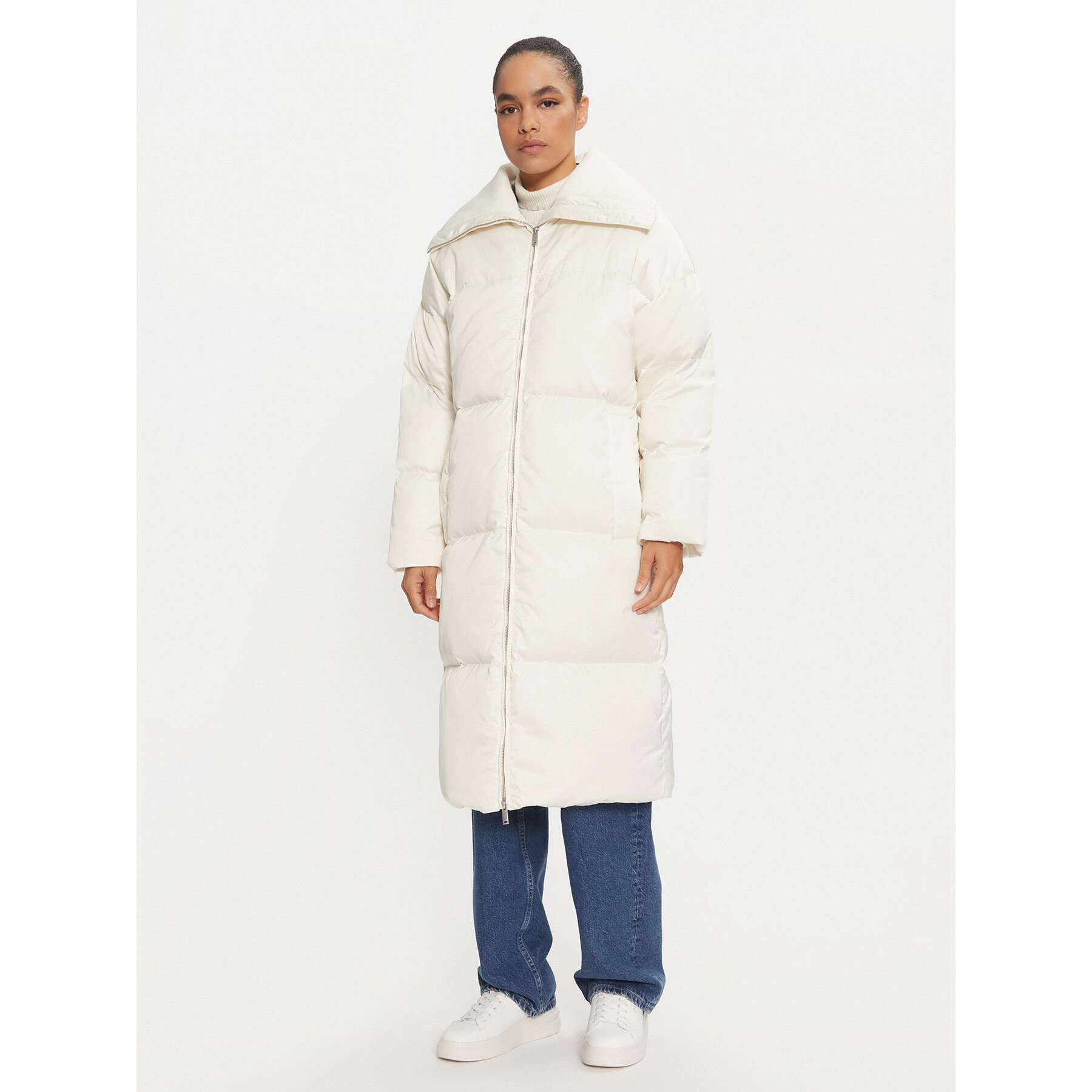 Calvin Klein Daunenjacke K20K207721 Weiß Regular Fit