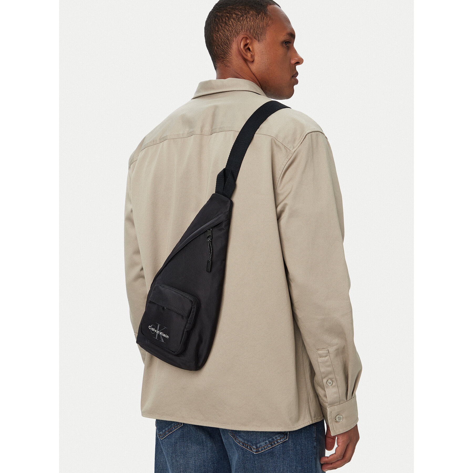 Ruksak Calvin Klein Bold N/S Sling LV04D3457G Čierna