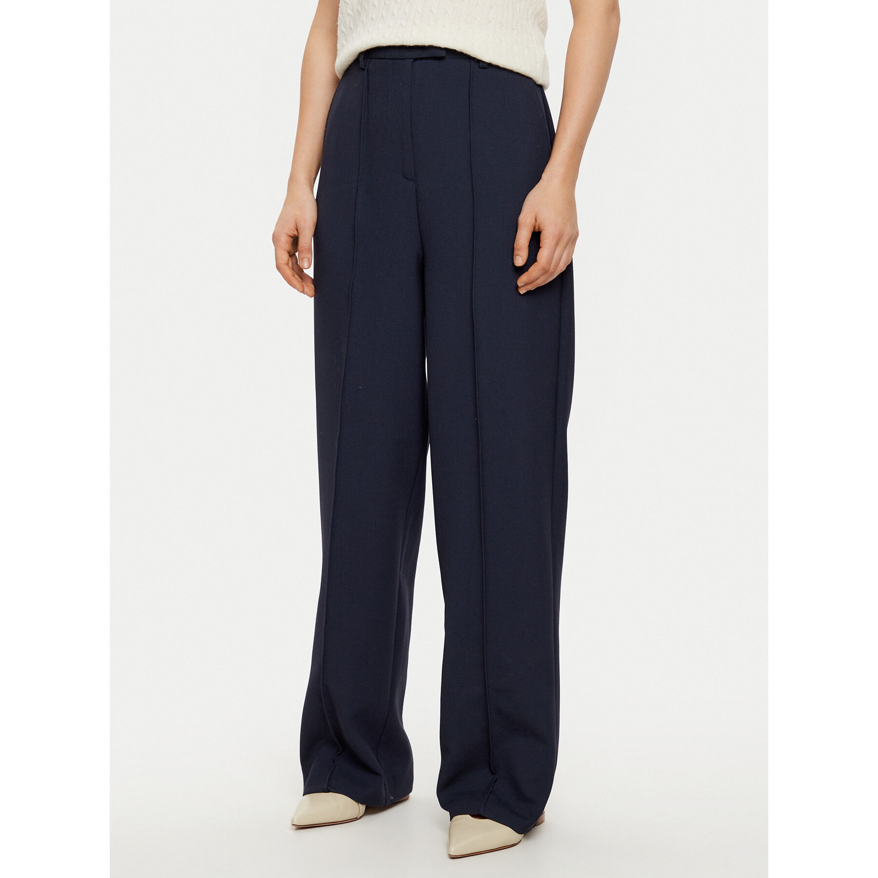 Tommy Hilfiger Stoffhose WW0WW43875 Dunkelblau Regular Fit