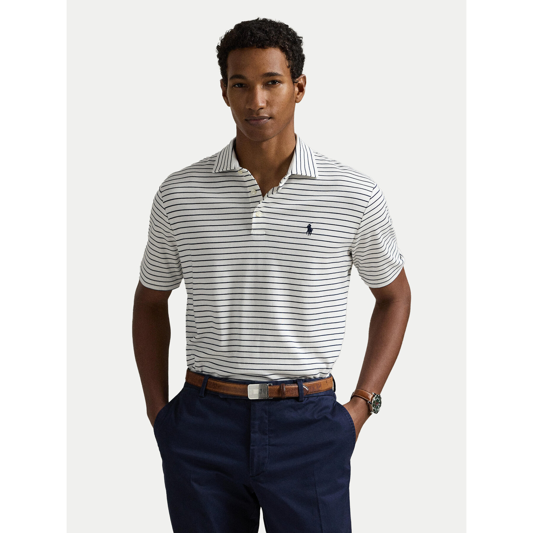 Polo Ralph Lauren Polo 710969622001 Λευκό Slim Fit
