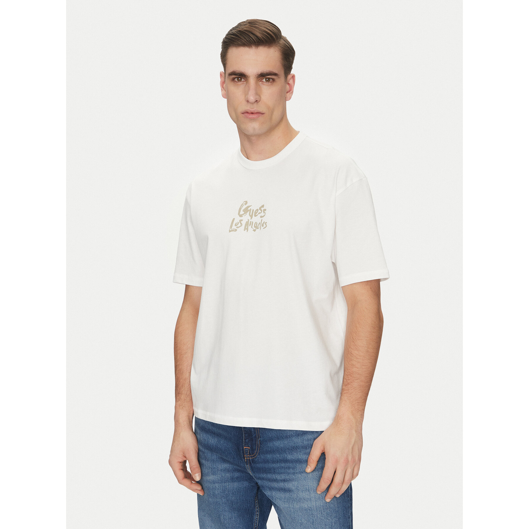 Guess T-Shirt 172901 Λευκό Classic Fit