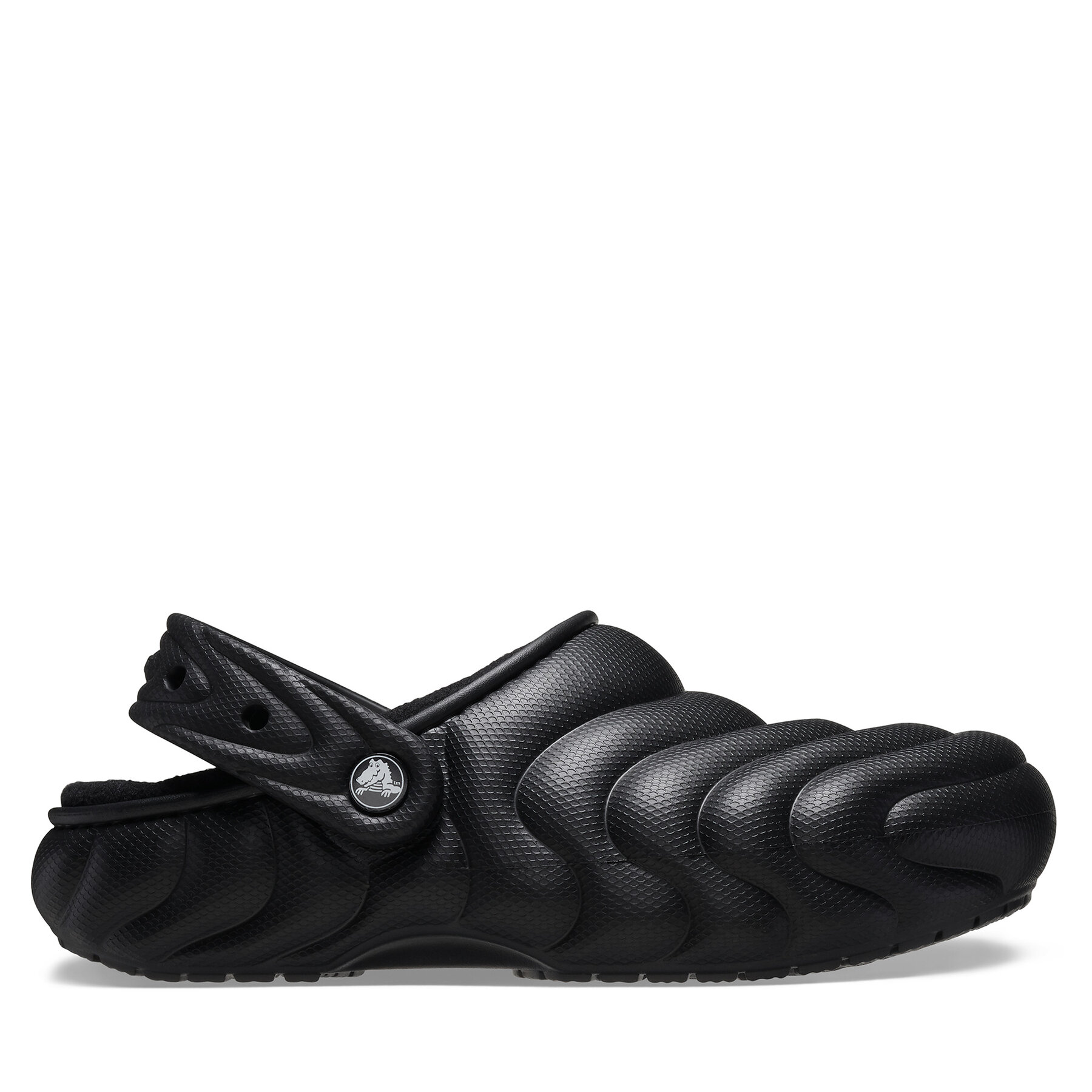 Unisex Šľapky Crocs, Rozmer: 36_37, Čierna, Classic Lined Overpuff Clog 210059