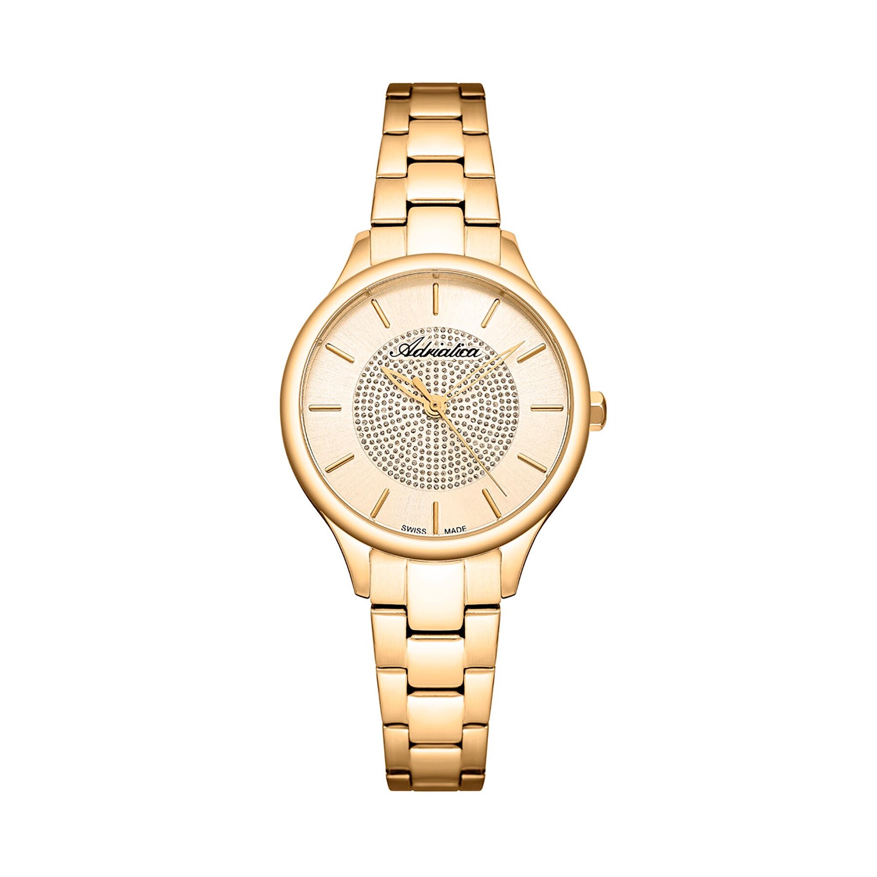 

Годинник Adriatica A3818.1111Q Gold/Gold, Золотий