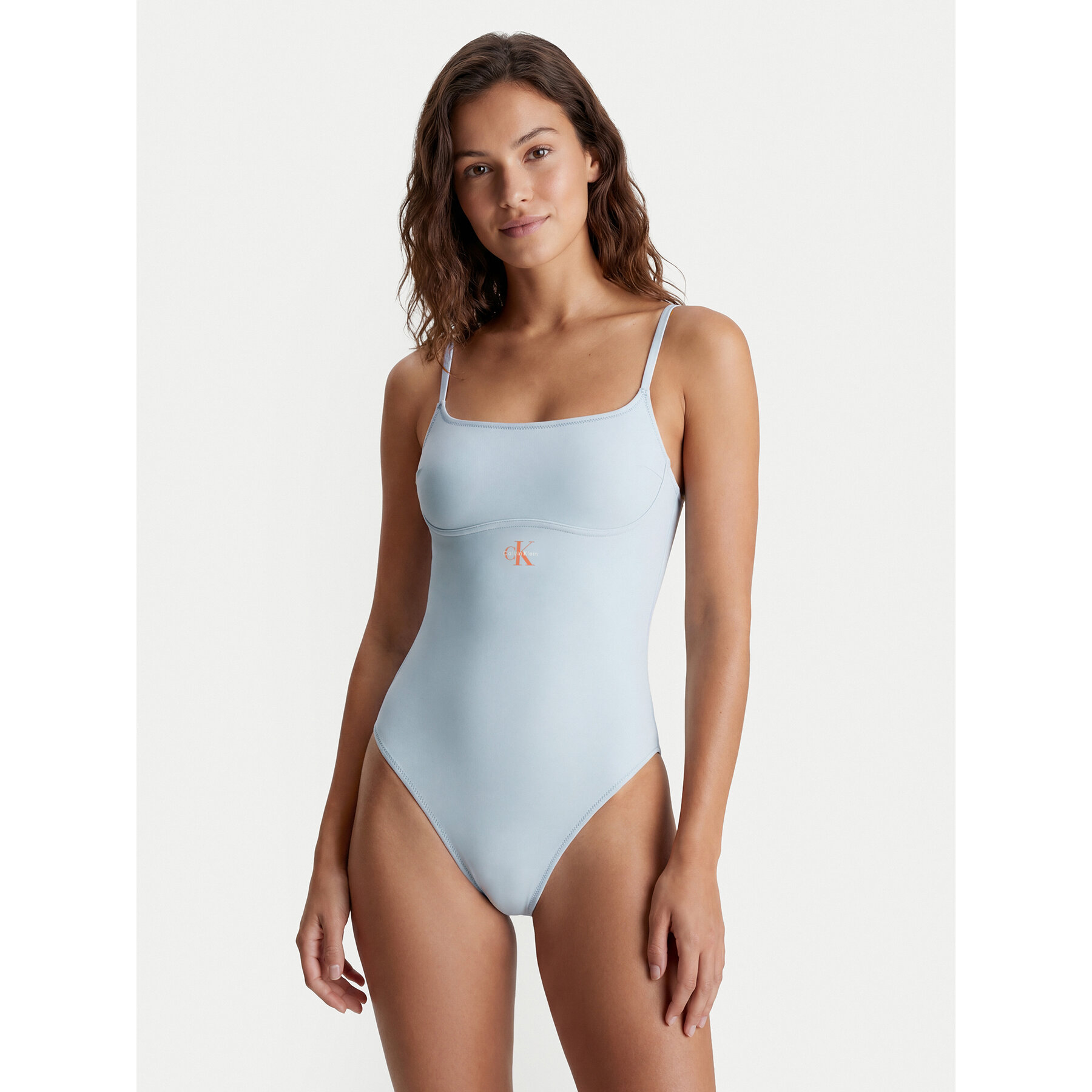 Calvin Klein Swimwear Badeanzug LV00Q61217 Hellblau