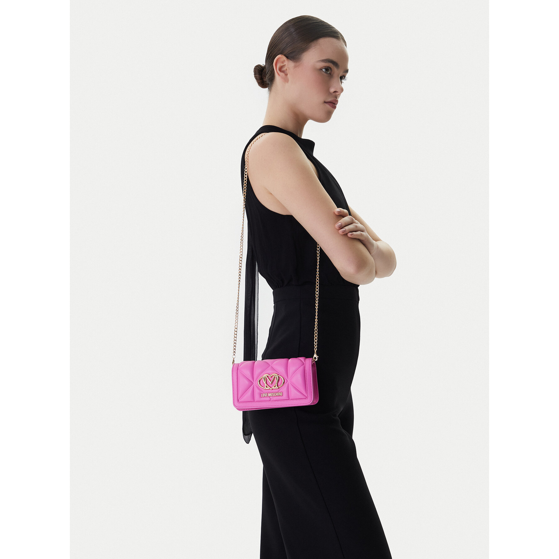 Geantă LOVE MOSCHINO JC5640PP1OLC0604 Roz