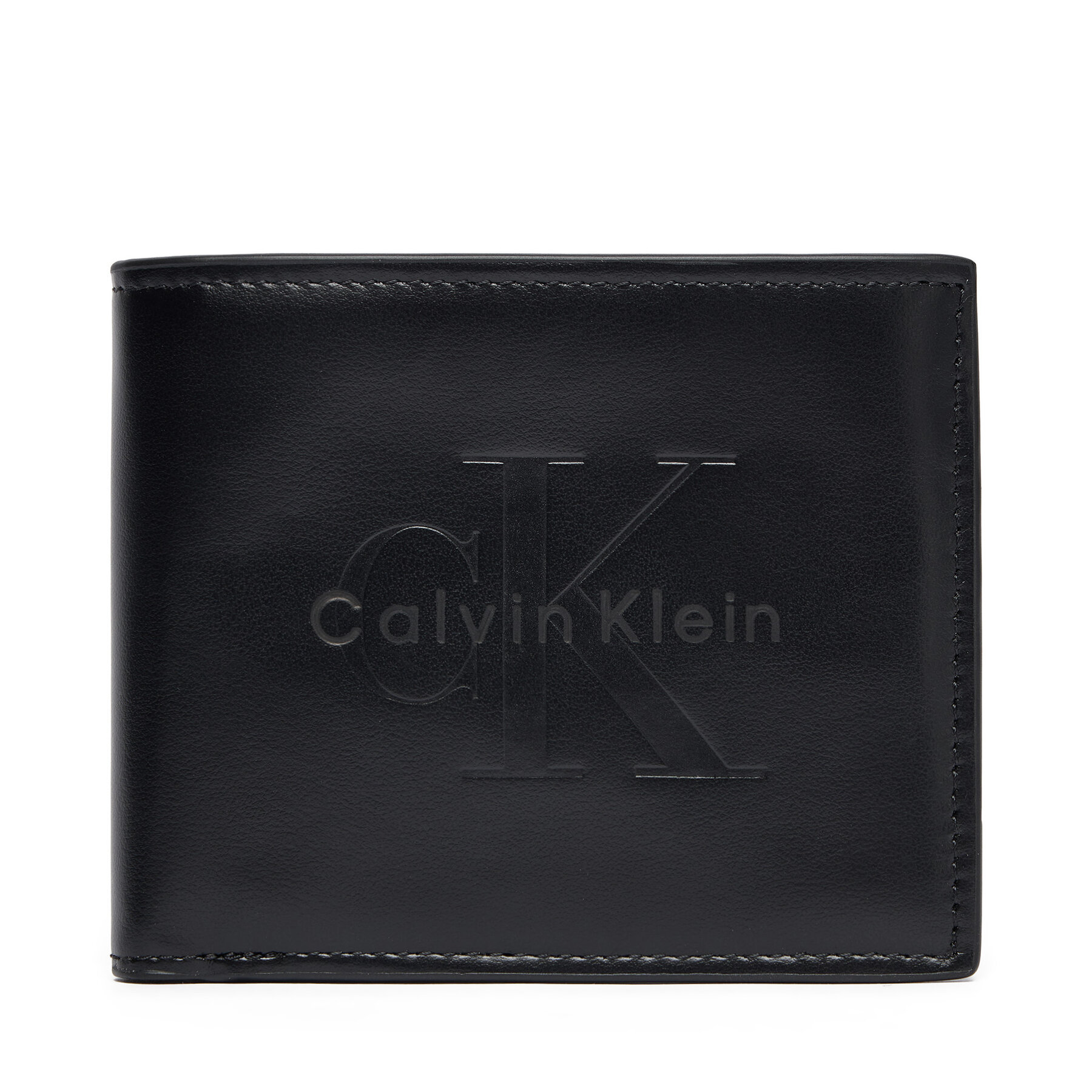 Portafoglio Calvin Klein Bold Billfold W/Coin LV04D1156G Nero