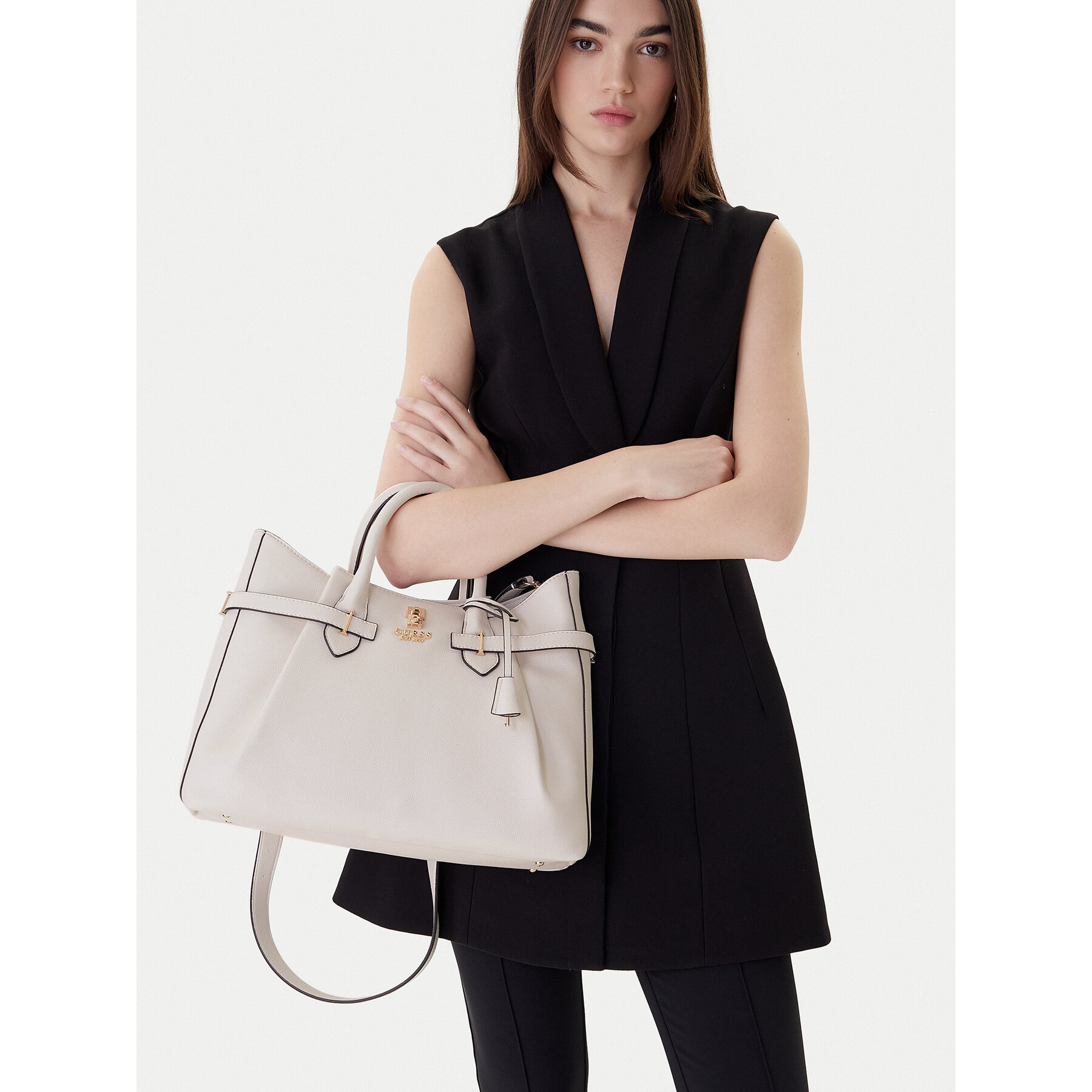 Torbica Guess Yesba HWBG78 33070 Écru